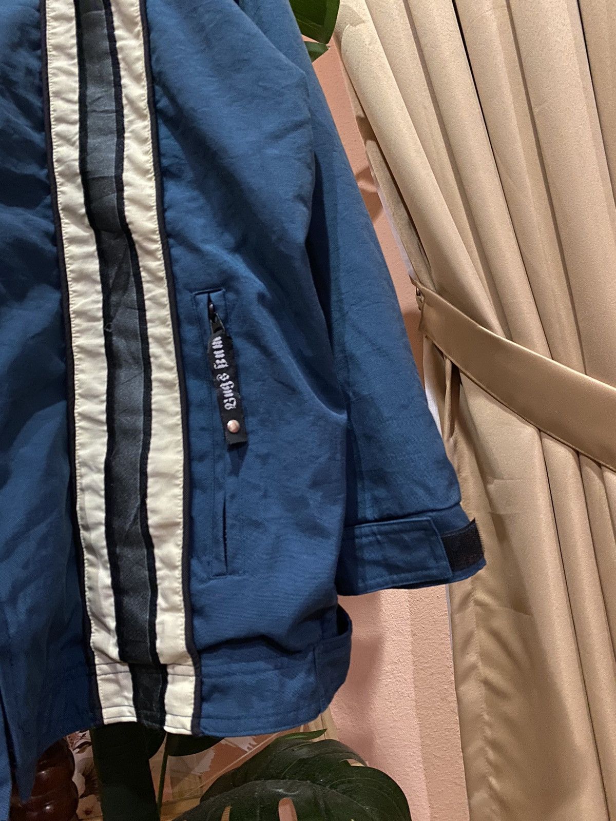 Other Bugs Bum Track Jacket - Retro Blue Striped Zip-Up - Unisex Size US M / EU 48-50 / 2 - 8 Thumbnail