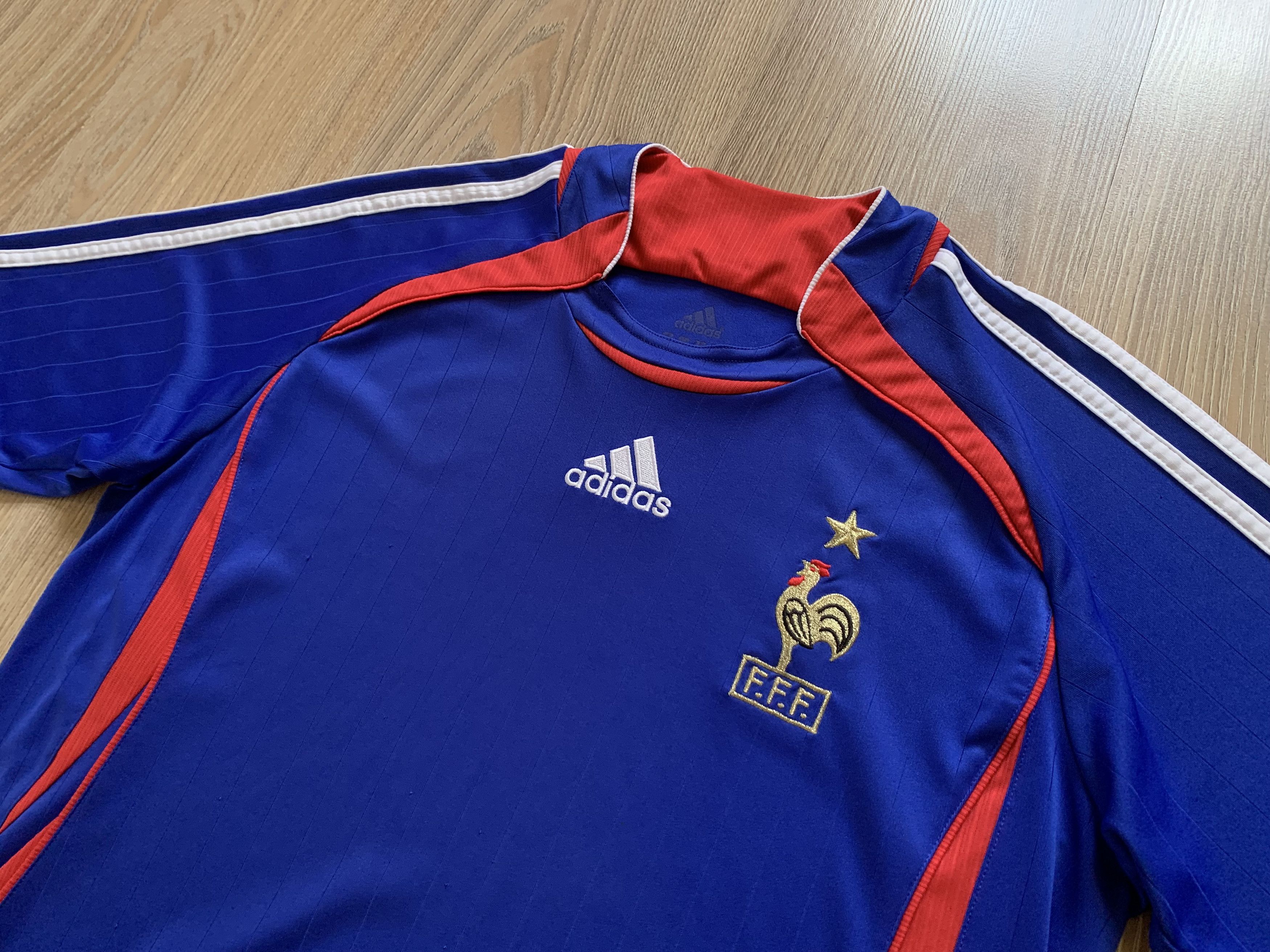 Adidas Vintage Adidas France Football Shirt 2005 Size US S / EU 44-46 / 1 - 4 Thumbnail