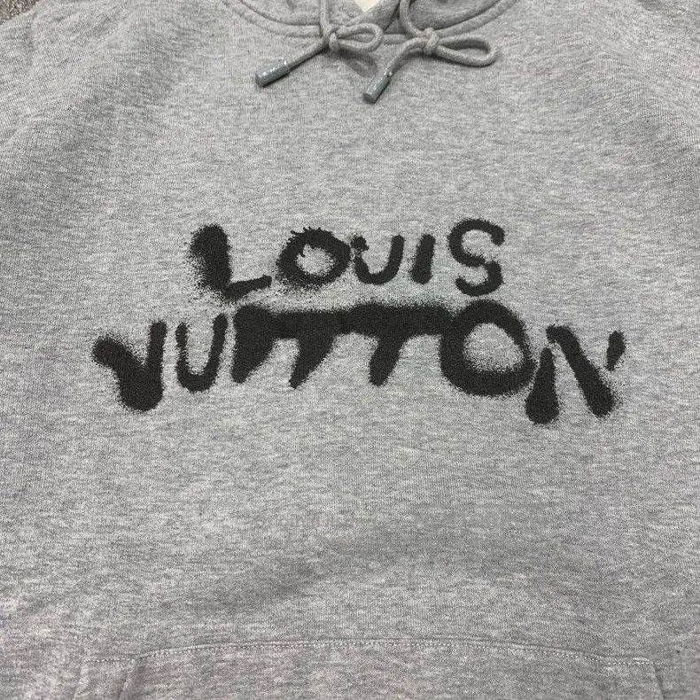 Louis Vuitton Louis Vuitton Grey Neon Portrait Hoodie Size US XL / EU 56 / 4 - 6 Thumbnail