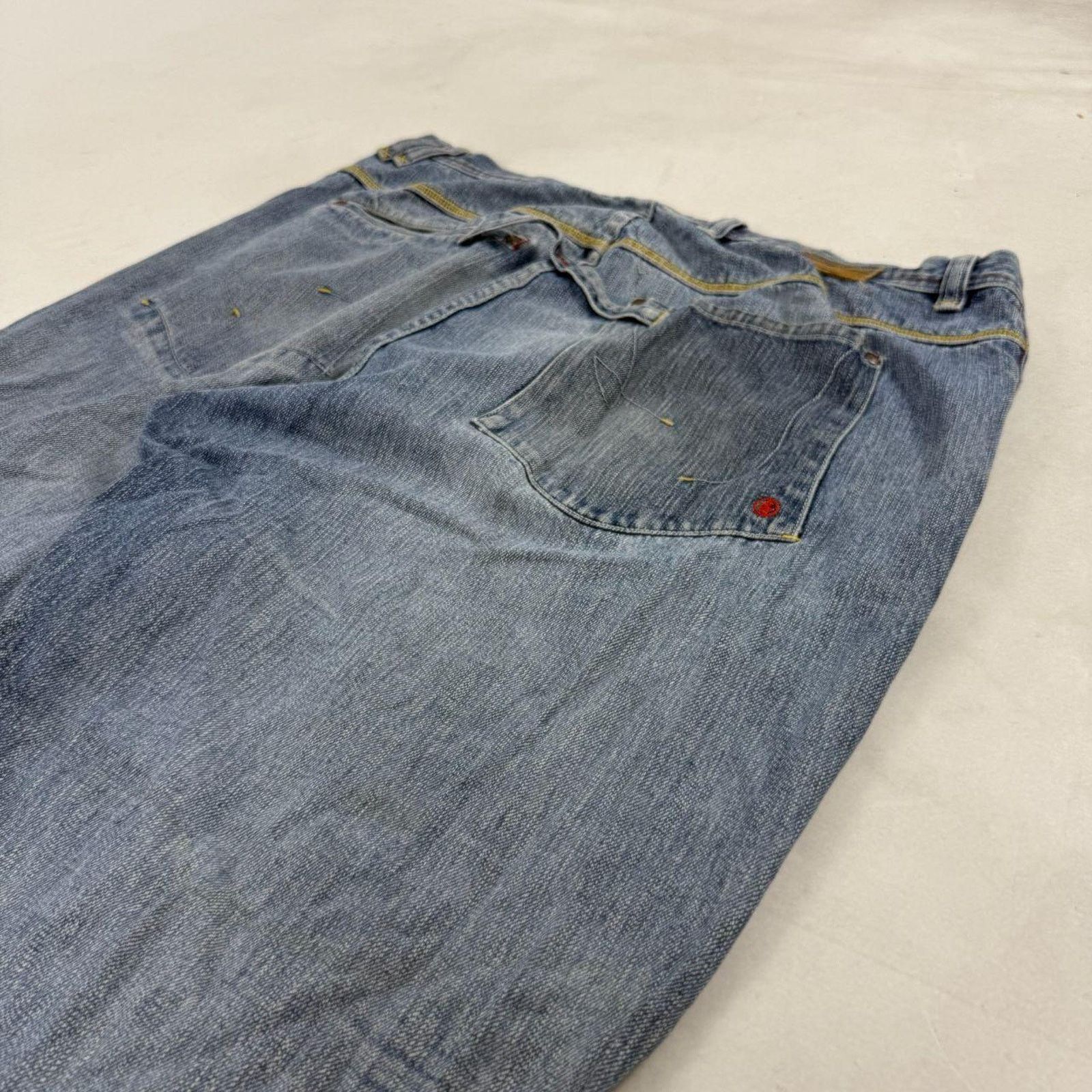 JNCO × Rocawear × Vintage Vintage y2k rocawear faded stonewash baggy wide leg jeans Size US 38 / EU 54 - 2 Thumbnail