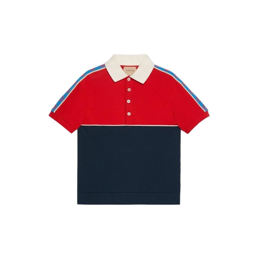 Gucci Gucci Interlocking G Jacquard Polo Shirt Size 12 Size US XXS / EU 40 - 1 Thumbnail