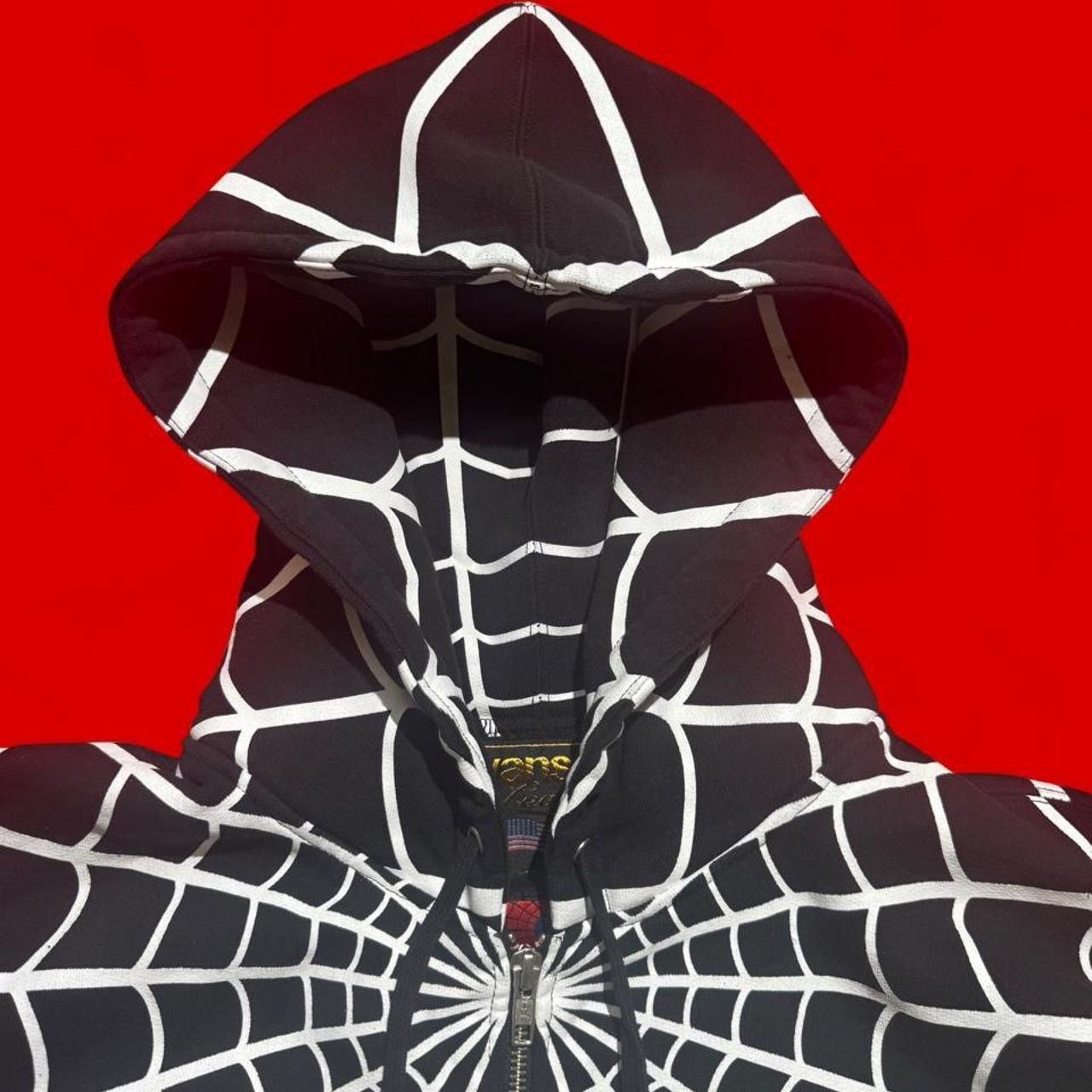 Supreme × Vanson Leathers Supreme Vanson Spiderman Zip Up Hoodie Size US XL / EU 56 / 4 - 3 Thumbnail