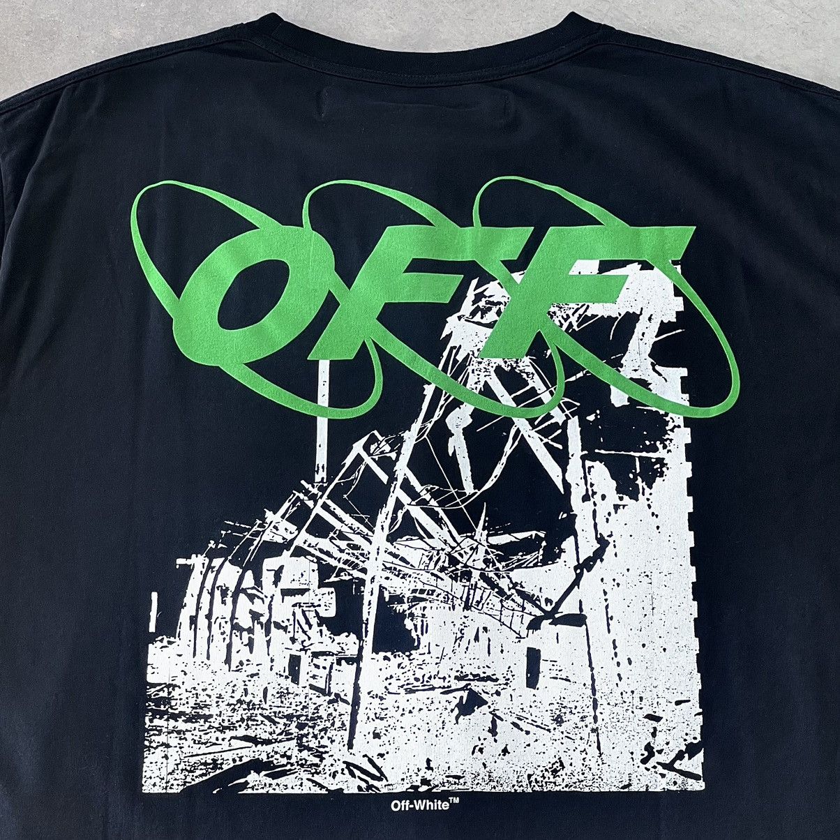 Off-White VIRGIL ABLOH OVERSIZED RUINED FACTORY SHIRT FW 2019 Size US XS / EU 42 / 0 - 15 Thumbnail