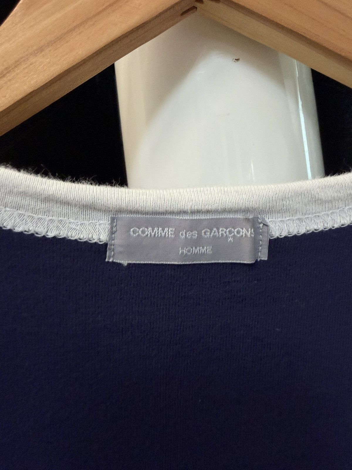 Comme des Garcons Homme AW02 Layered Longsleeve Reversible T Shirt Size US M / EU 48-50 / 2 - 6 Thumbnail