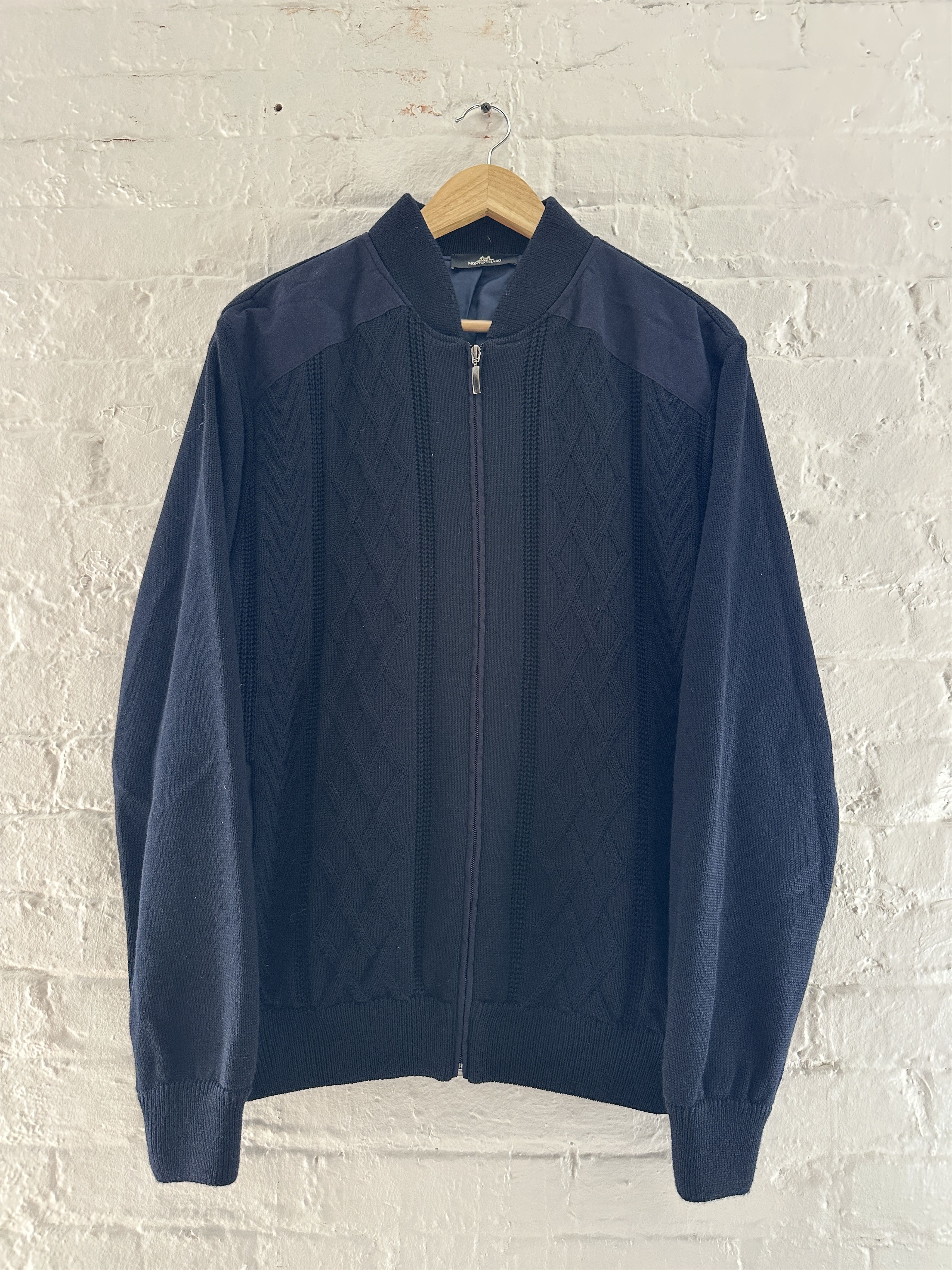 Barneys New York Montechiaro Wool Zip Up Jacket Size US M / EU 48-50 / 2 - 1 Thumbnail