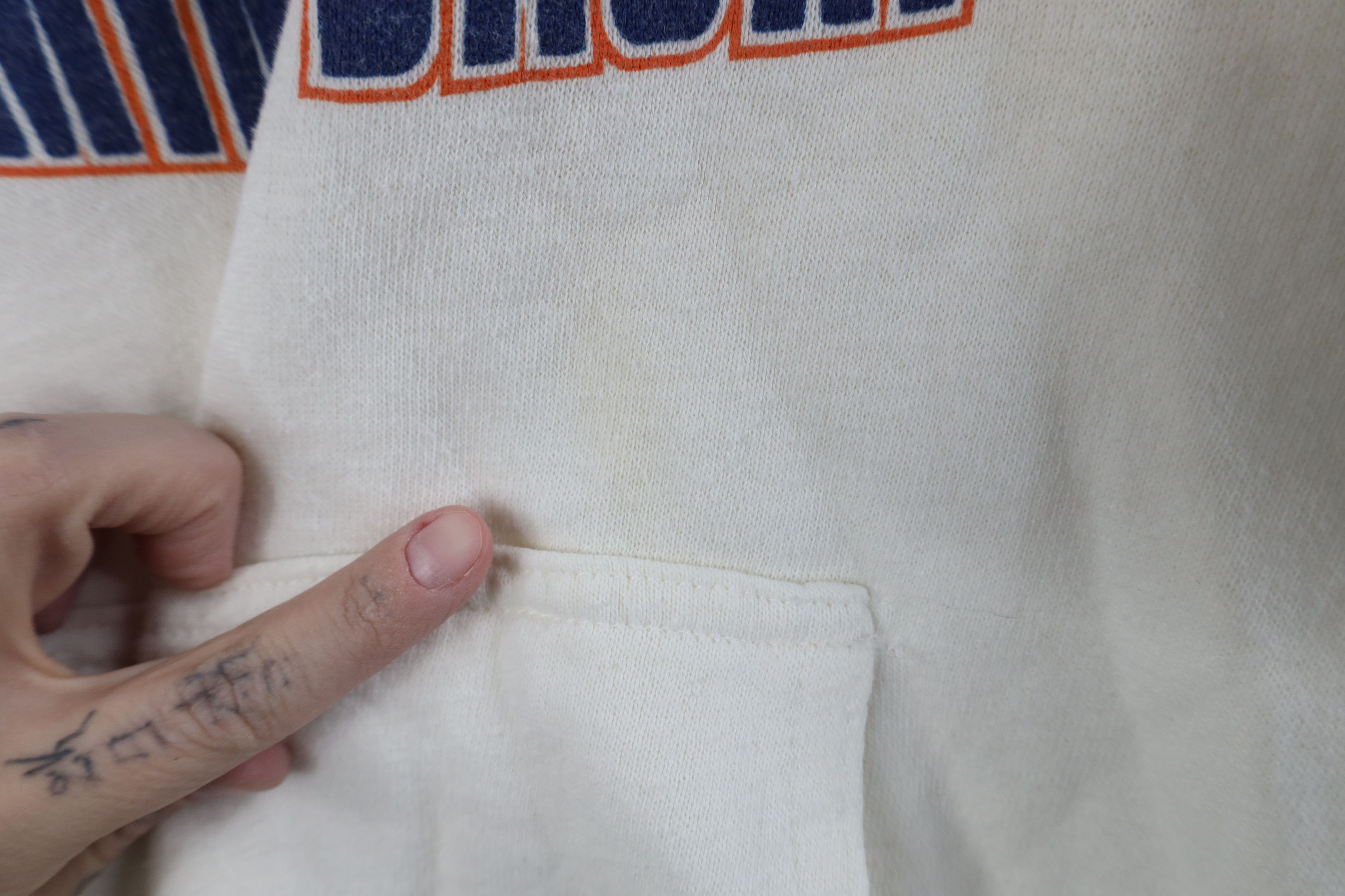 Vintage Vintage 70s 80s Chicago Bears Football Hoodie Sweatshirt Size M / US 6-8 / IT 42-44 - 5 Thumbnail
