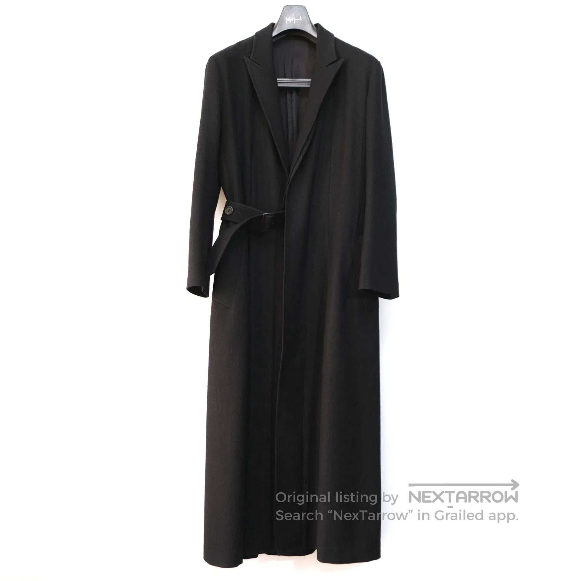 Yohji Yamamoto Yohji Yamamoto Noir Long Black Coat. Size L / US 10 / IT 46 - 1 Thumbnail