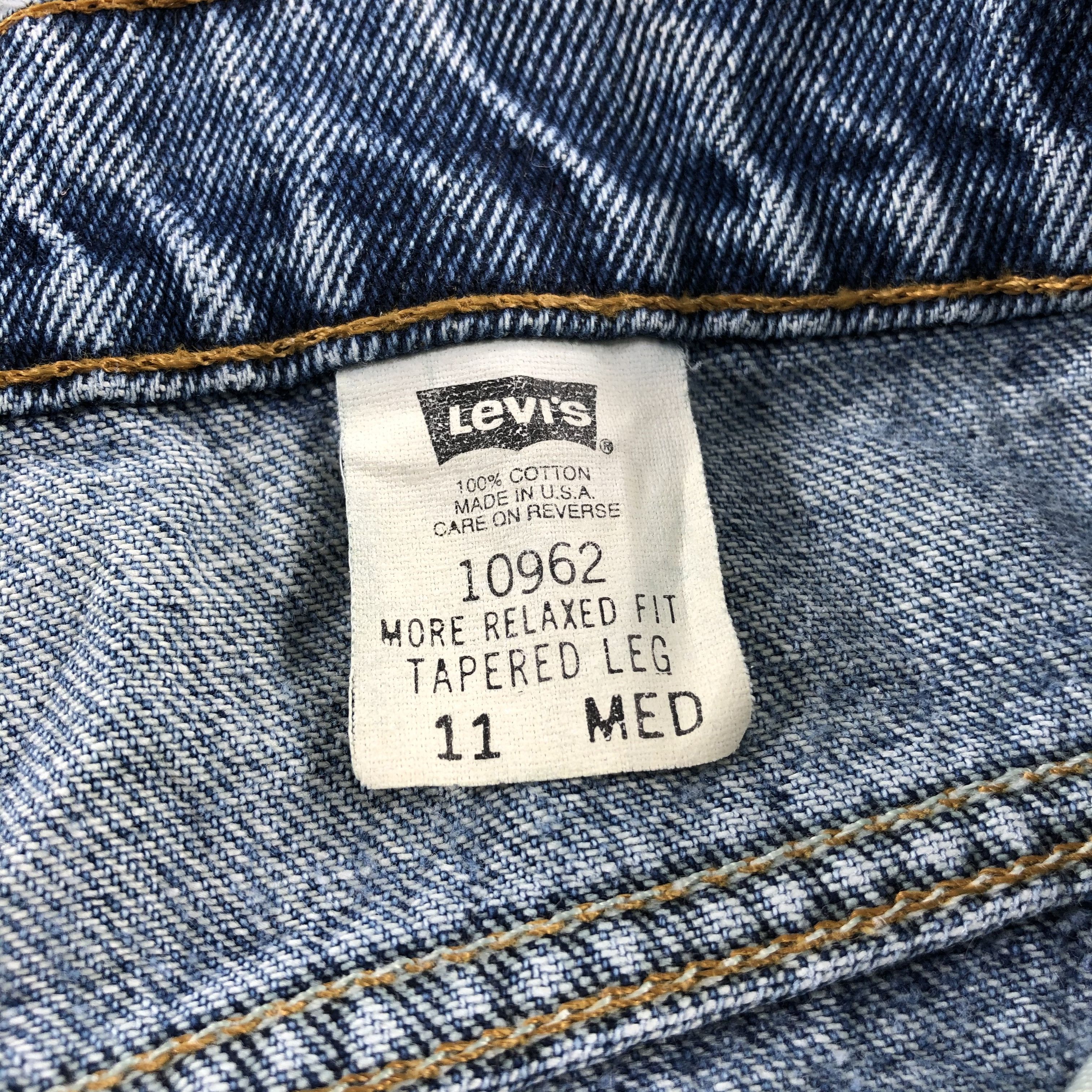 Levi's 90s Vintage Blue Wash Levis 505 Jeans-J2411 Size US 30 / EU 46 - 15 Thumbnail