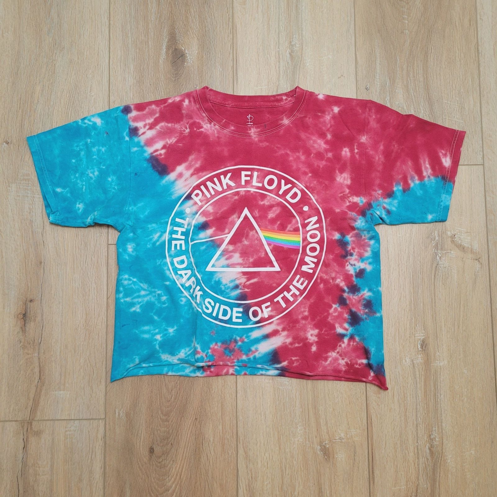 Pink Floyd Pink Floyd Shirt Tie-Dye Cropped Womens M L Band Tee Size M / US 6-8 / IT 42-44 - 1 Thumbnail