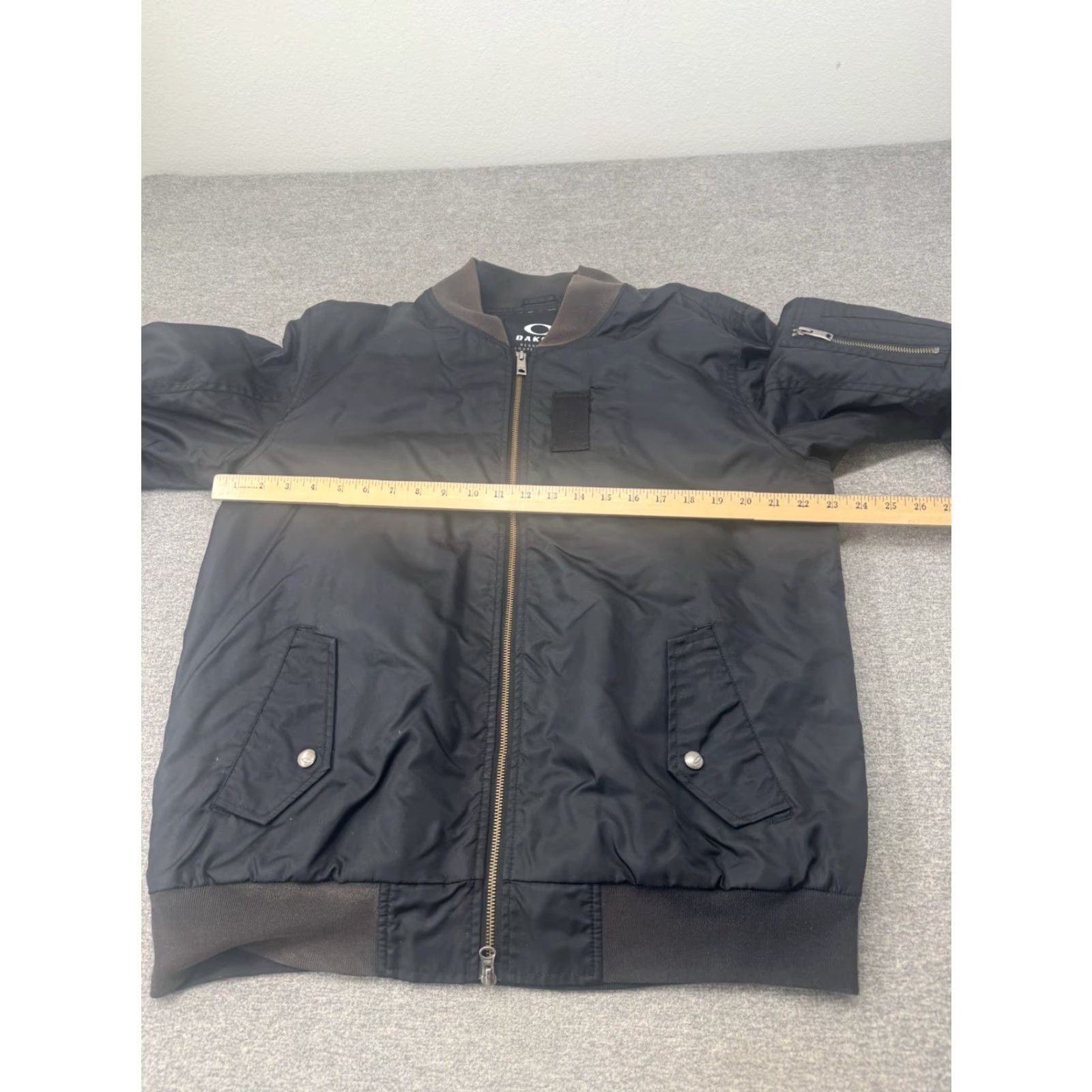 Oakley Oakley City Performance Jacket Mens Large Black Full Zip Bomber Outdoor Casual Size US L / EU 52-54 / 3 - 5 Thumbnail