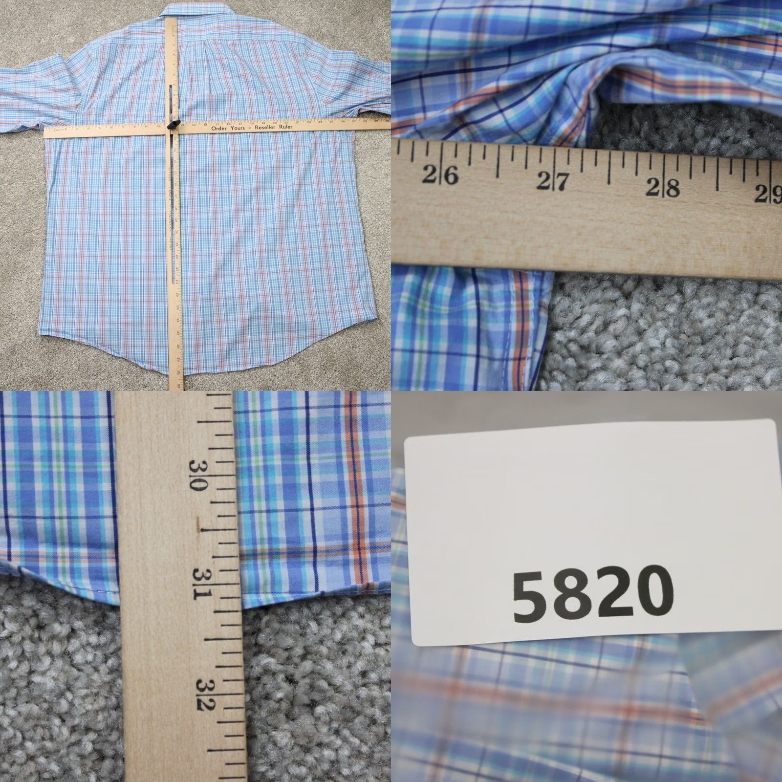 Ralph Lauren LAUREN Ralph Lauren Shirt Men 18, 34/35 Blue Regular Fit Performance Stretch L/S Shirt Mens 18 Blue 70% Cotton 26% Nylon 4% Elastane Size US XXL / EU 58 / 5 - 9 Thumbnail