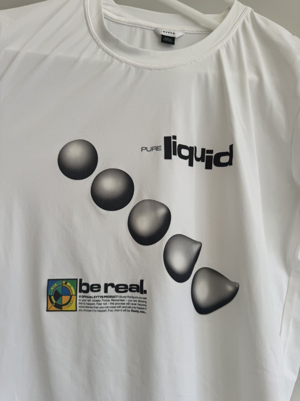 Eytys EYTYS White Air Liquid T Shirt Size US M / EU 48-50 / 2 - 2 Thumbnail