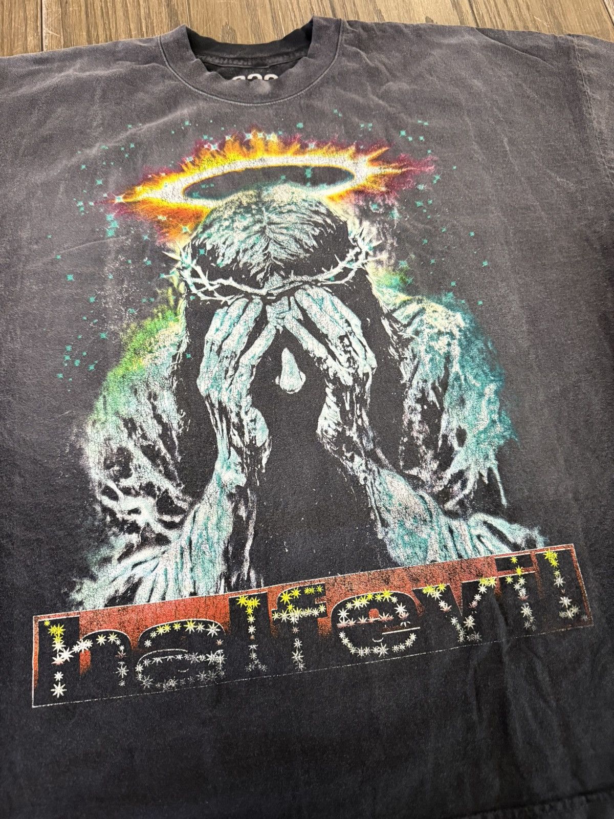 Half Evil ⚡️ Half Evil 333 Boxy Fit Sacraficed Tee Shirt 2XL XXL ⚡️ Size US XXL / EU 58 / 5 - 1 Thumbnail
