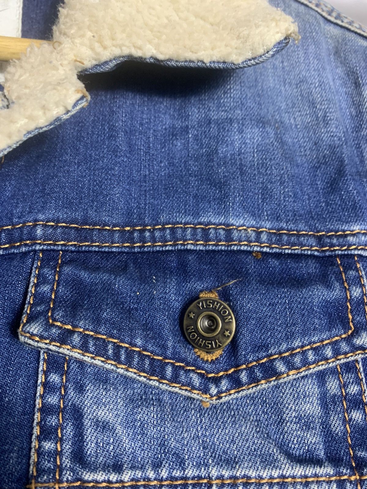 Vintage Vintage Yishion Denim Sherpa Size US M / EU 48-50 / 2 - 7 Thumbnail