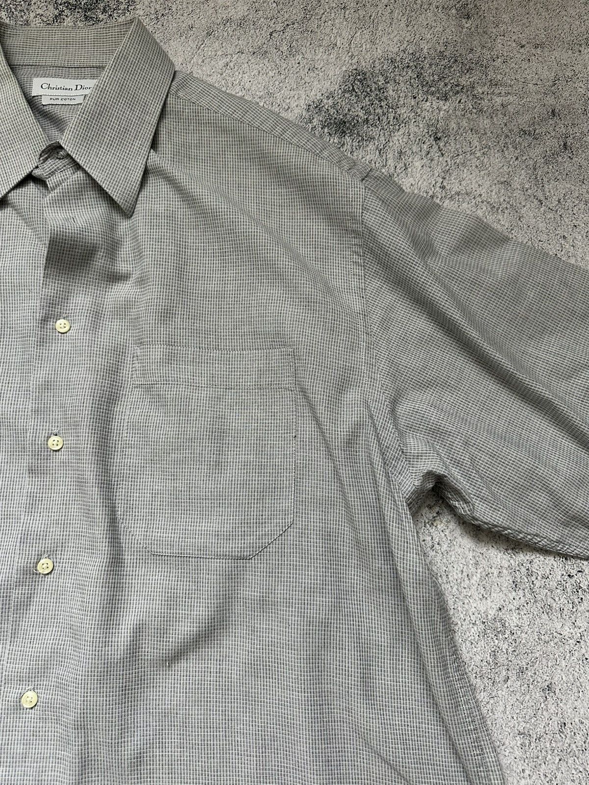 Dior Christian Dior Button Up Shirt Logo Size US XL / EU 56 / 4 - 13 Thumbnail