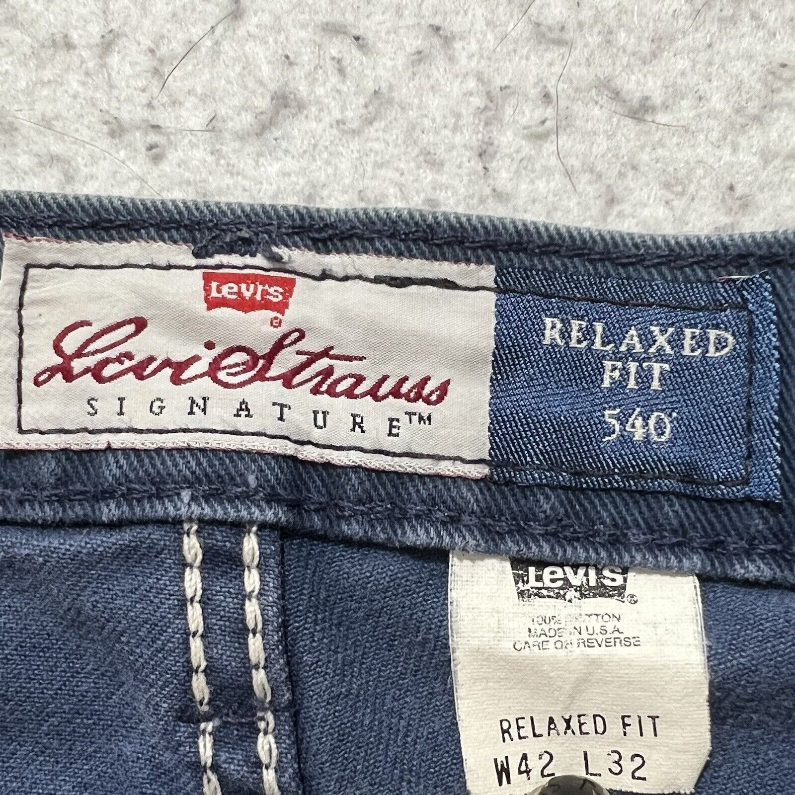 Levi's Vintage Levi's 540 Relaxed Fit 42x32 Straight Jeans 90s USA Size US 42 / EU 58 - 4 Thumbnail