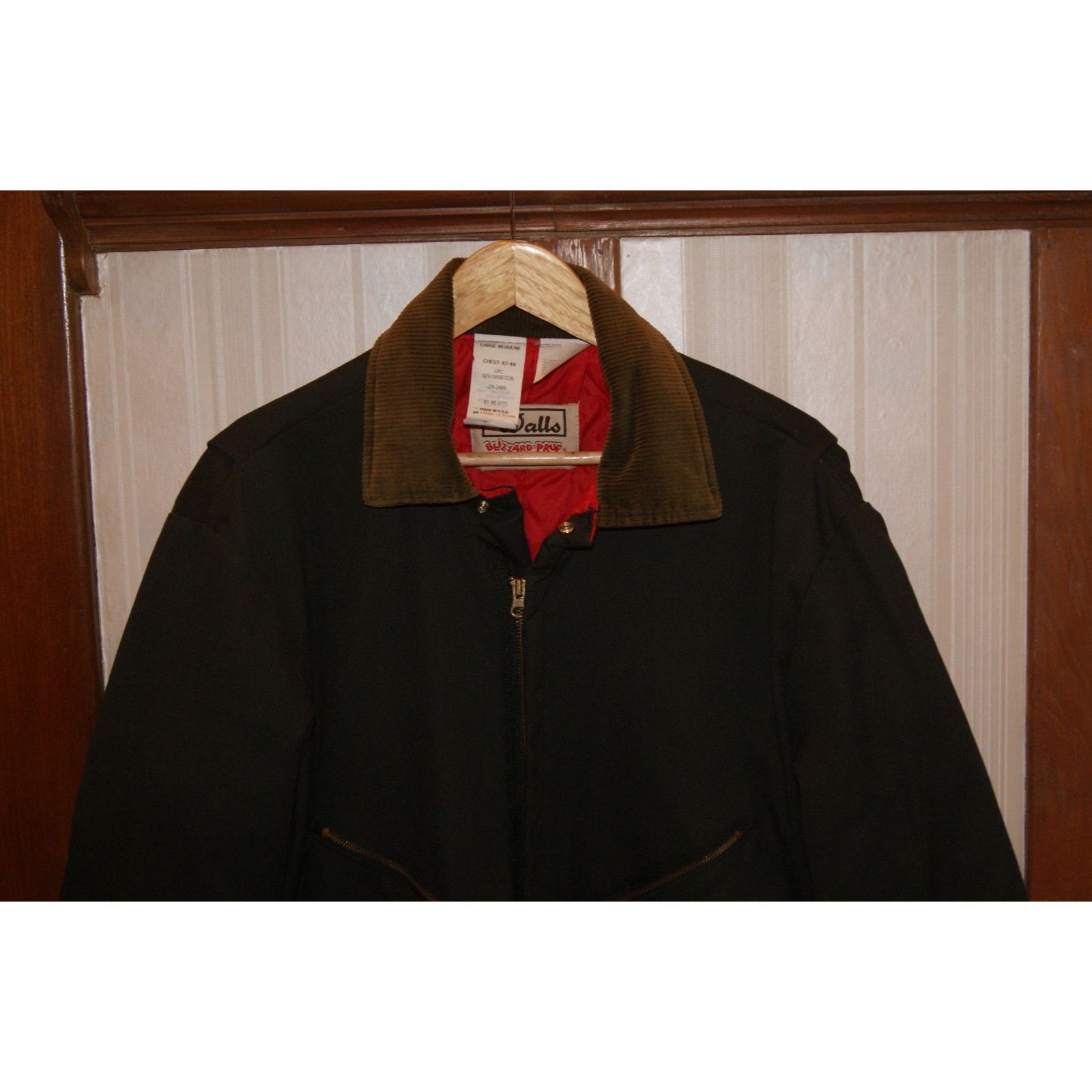 Walls VTG Walls Blizzard-Pruf Men L Regular Insulated Coverall USA Size US L / EU 52-54 / 3 - 2 Thumbnail