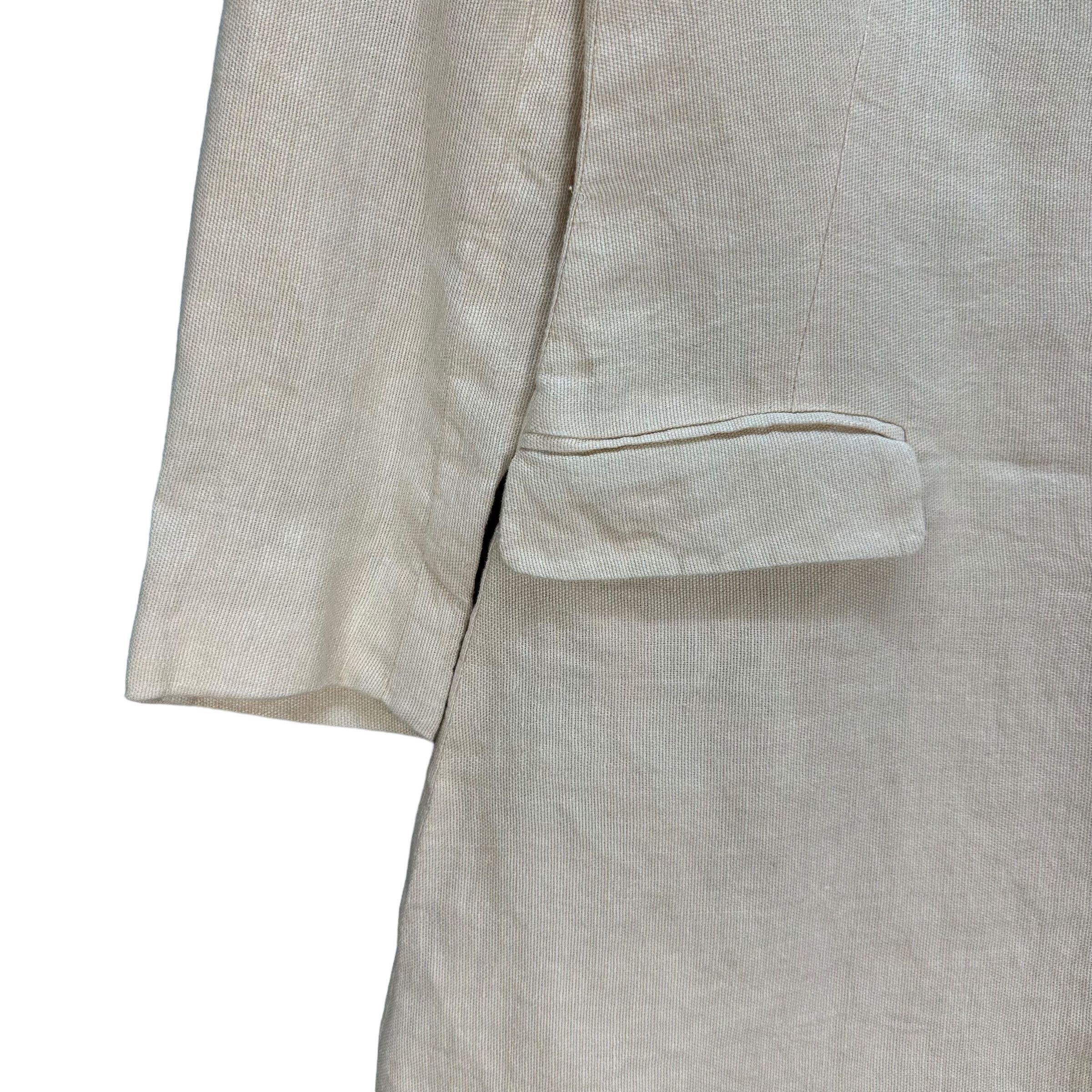 Jil Sander JIL SANDER Made in Germany Linen Coat Jacket #A18-0427 Size XS / US 0-2 / IT 36-38 - 4 Thumbnail