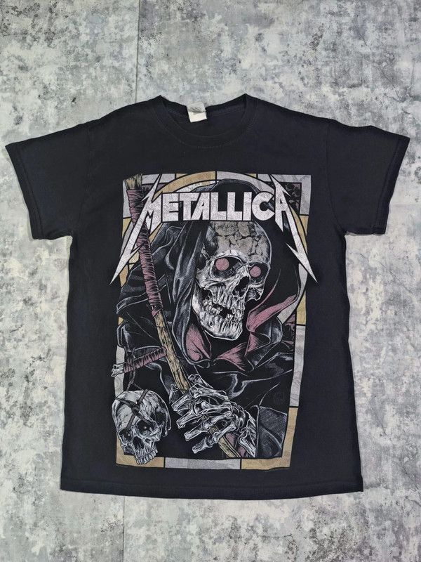 Band Tees × Gildan × Metallica Metallica Official Merch Tshirt Rare Insane Art Size US S / EU 44-46 / 1 - 2 Thumbnail