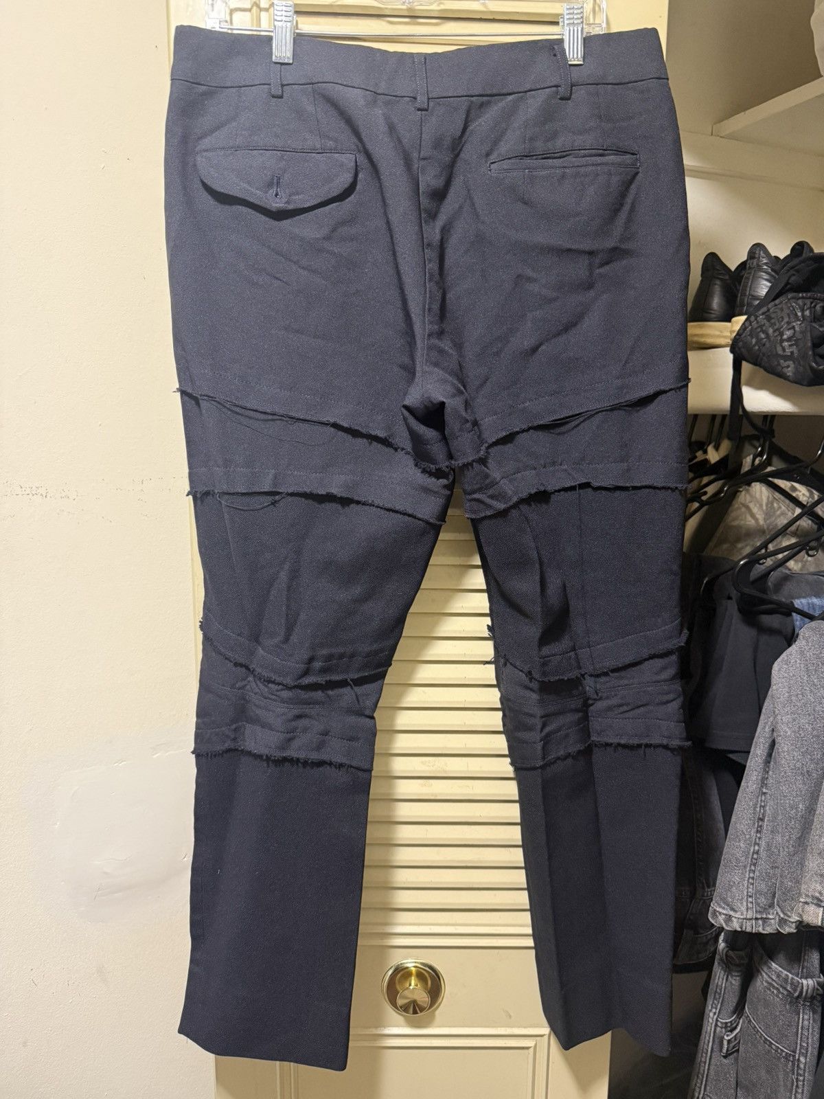 Comme des Garcons Comme Des Garcons Distressed Slacks Size US 34 / EU 50 - 2 Thumbnail