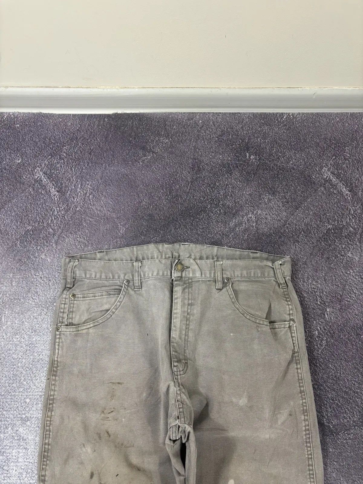 Dickies × Vintage Vintage Dickies Distressed Denim Y2K Hype Work Pants Jeans Size US 34 / EU 50 - 9 Thumbnail