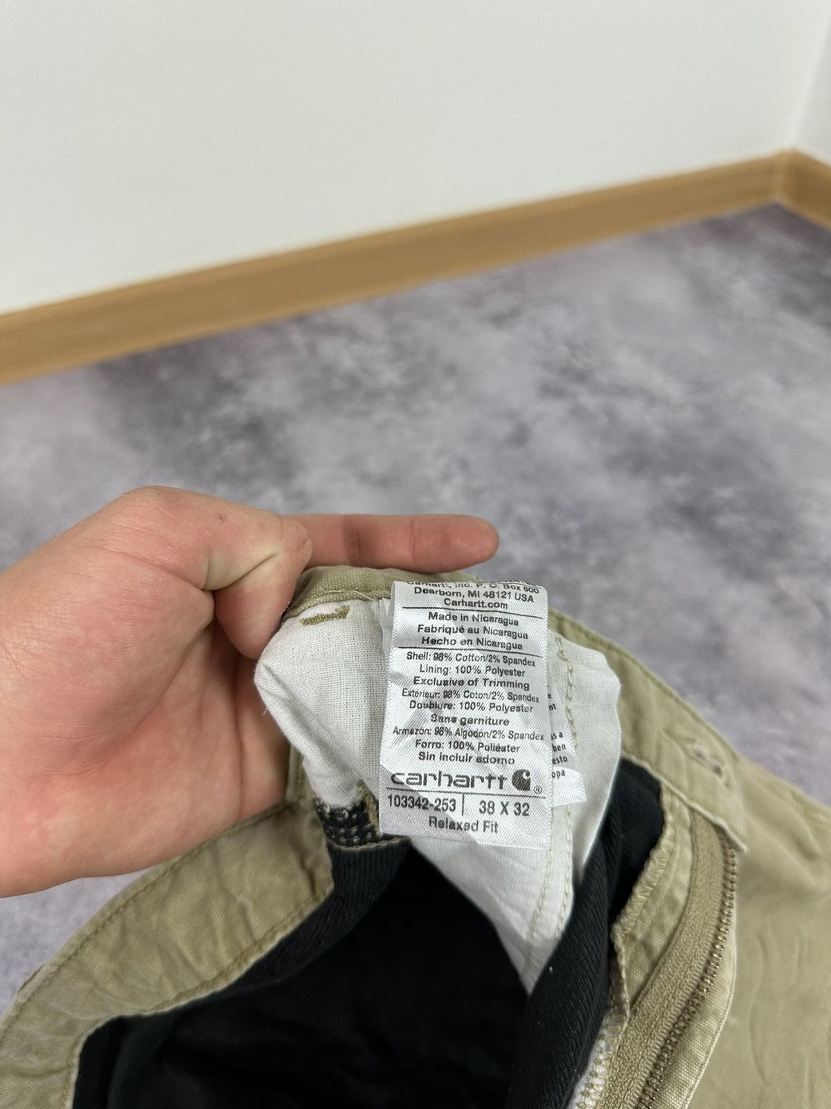 Carhartt Vintage Carhartt Lined Cargo Carpenter USA Baggy Work Pants Size US 38 / EU 54 - 18 Thumbnail