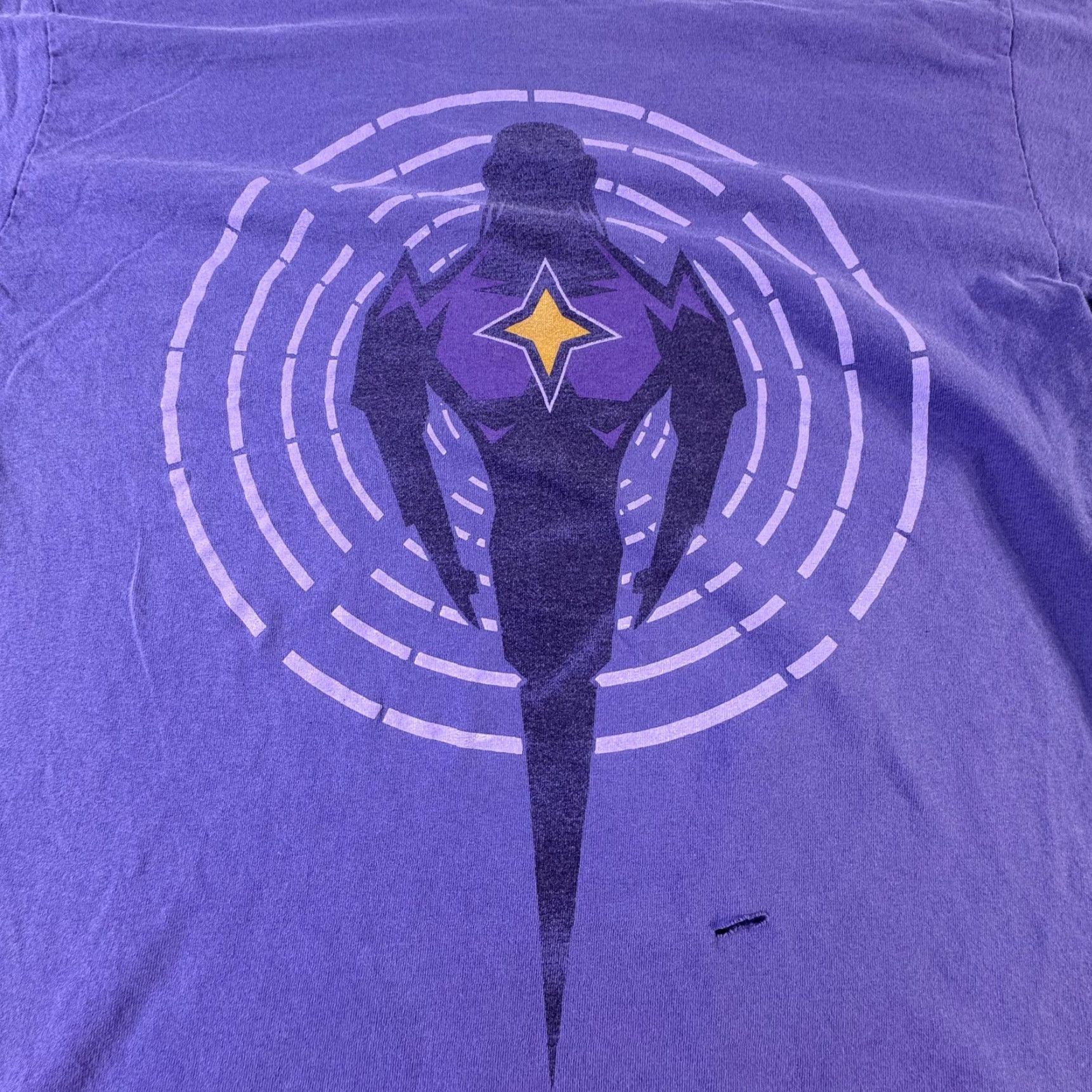 Vintage VINTAGE WWE Neville T-Shirt Mens Large Cotton Short Sleeve Tee Sports Pop Culture Purple Dawn of the Altitude Era Size US L / EU 52-54 / 3 - 2 Thumbnail