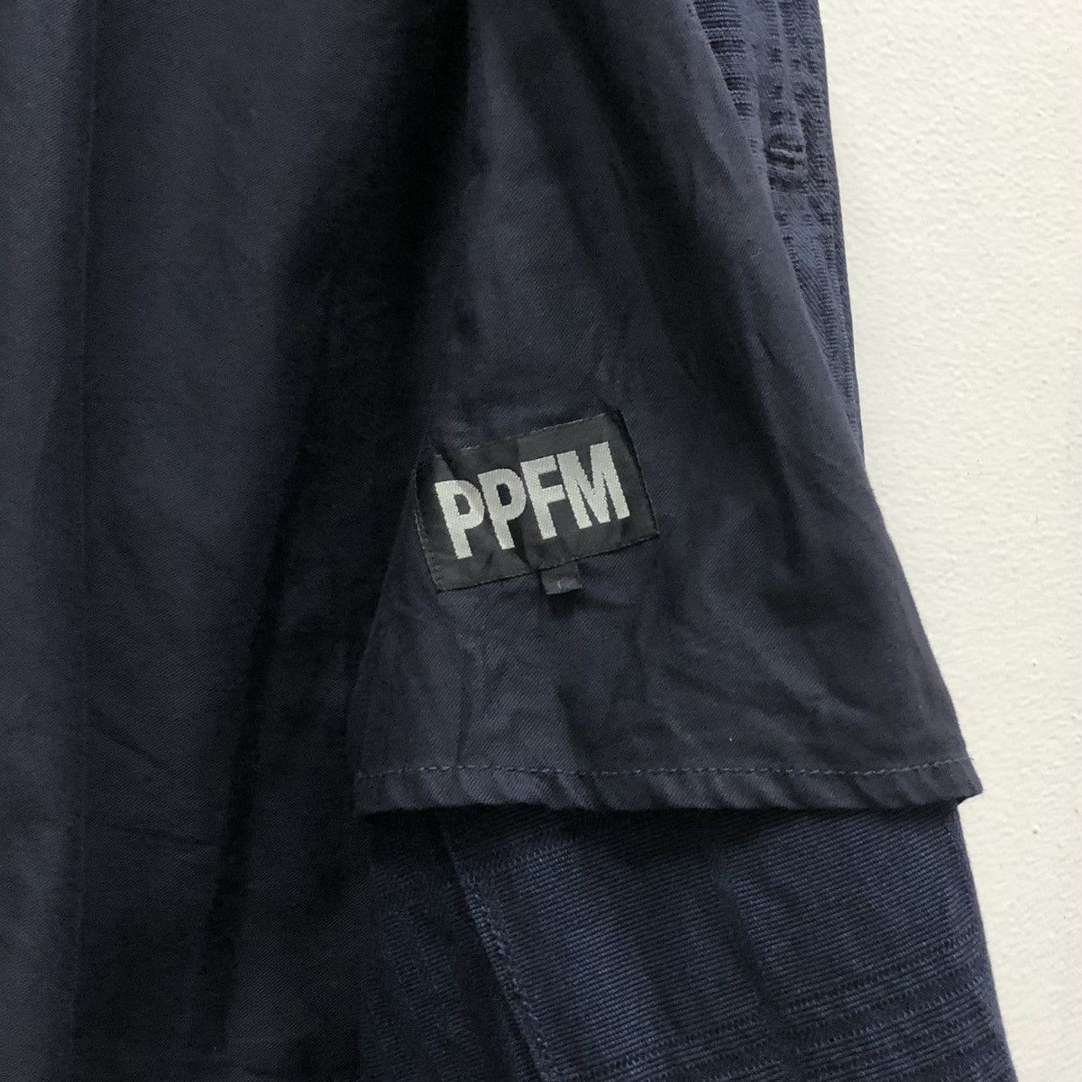 PPFM PPFM Embroidery Checked Chore Denim Jacket Size US L / EU 52-54 / 3 - 12 Thumbnail
