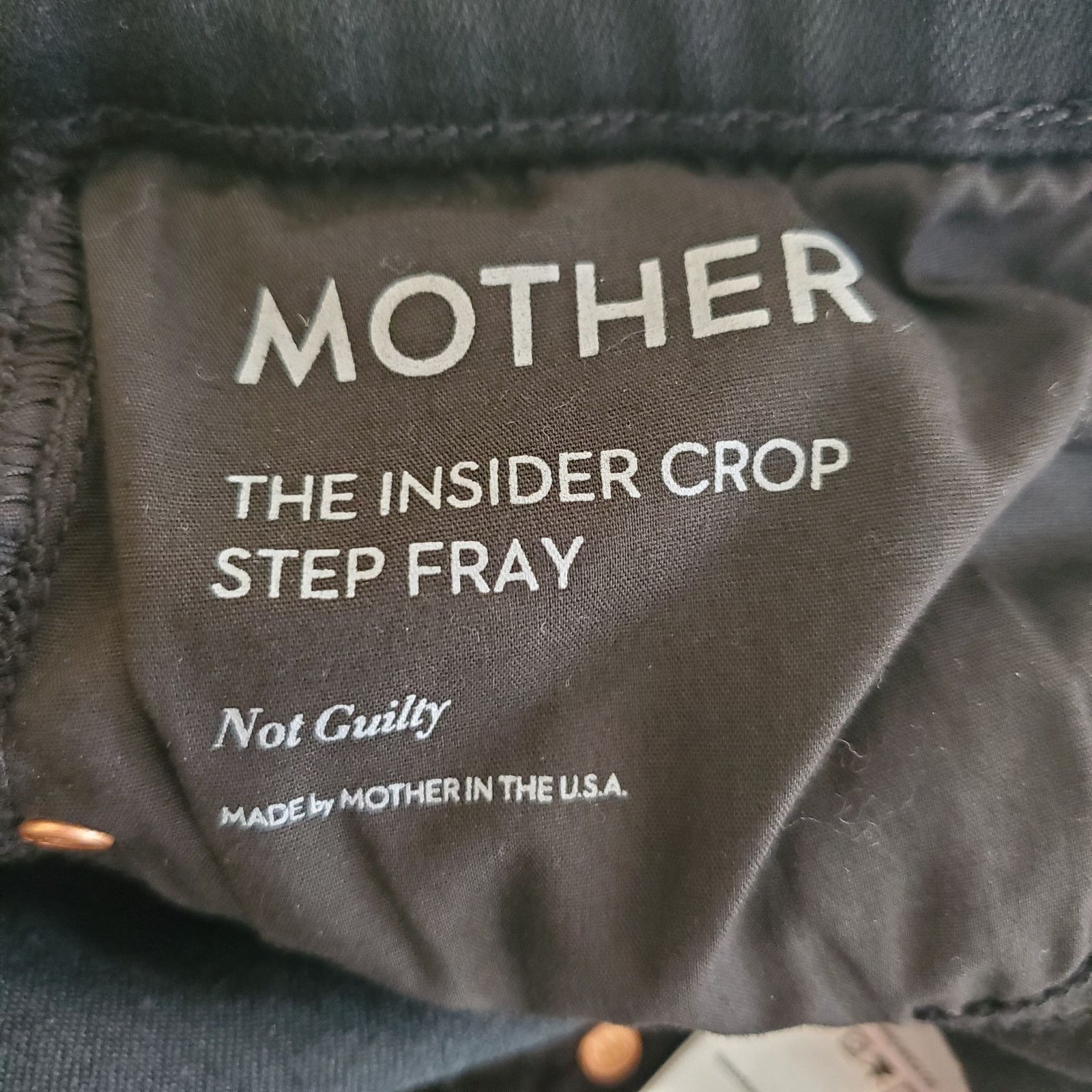 MOTHER Mother Insider Crop Fray Jeans 27 / 4 Size 27" / US 4 / IT 40 - 4 Thumbnail