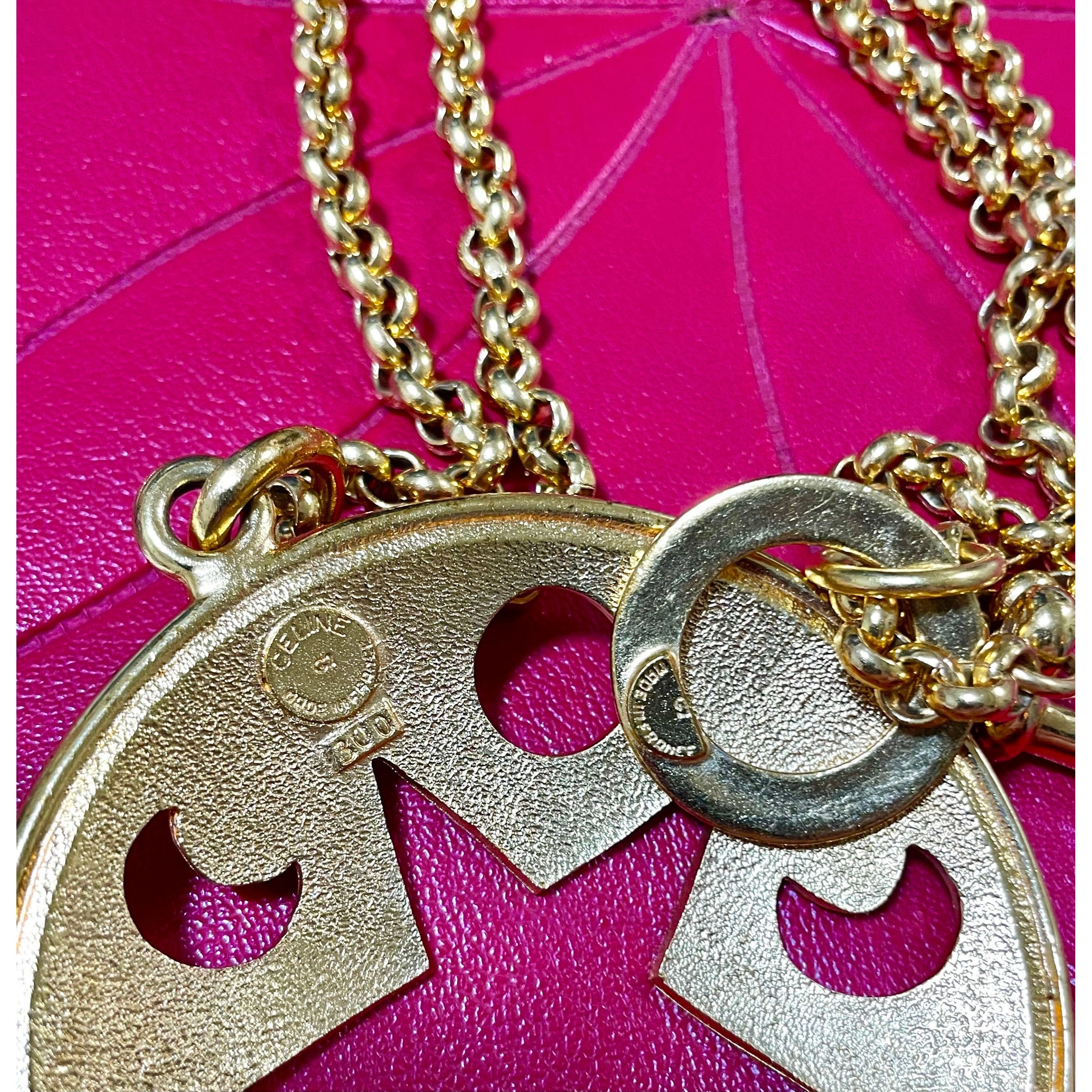 Celine MINT. Vintage Celine gold chain necklace with star top Size ONE SIZE - 5 Thumbnail