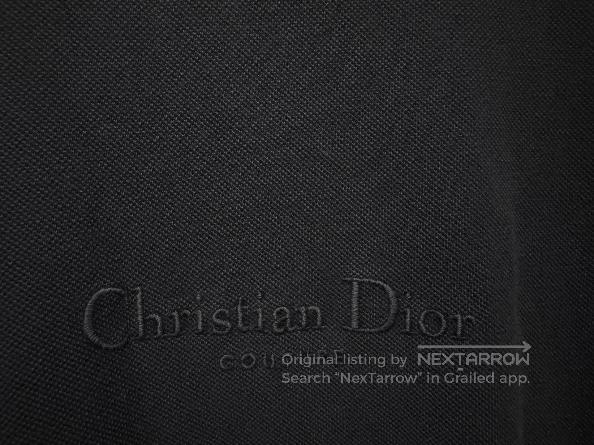 Dior Black Short-Sleeve Shirt with Embroidered Detail. Size US XL / EU 56 / 4 - 3 Thumbnail