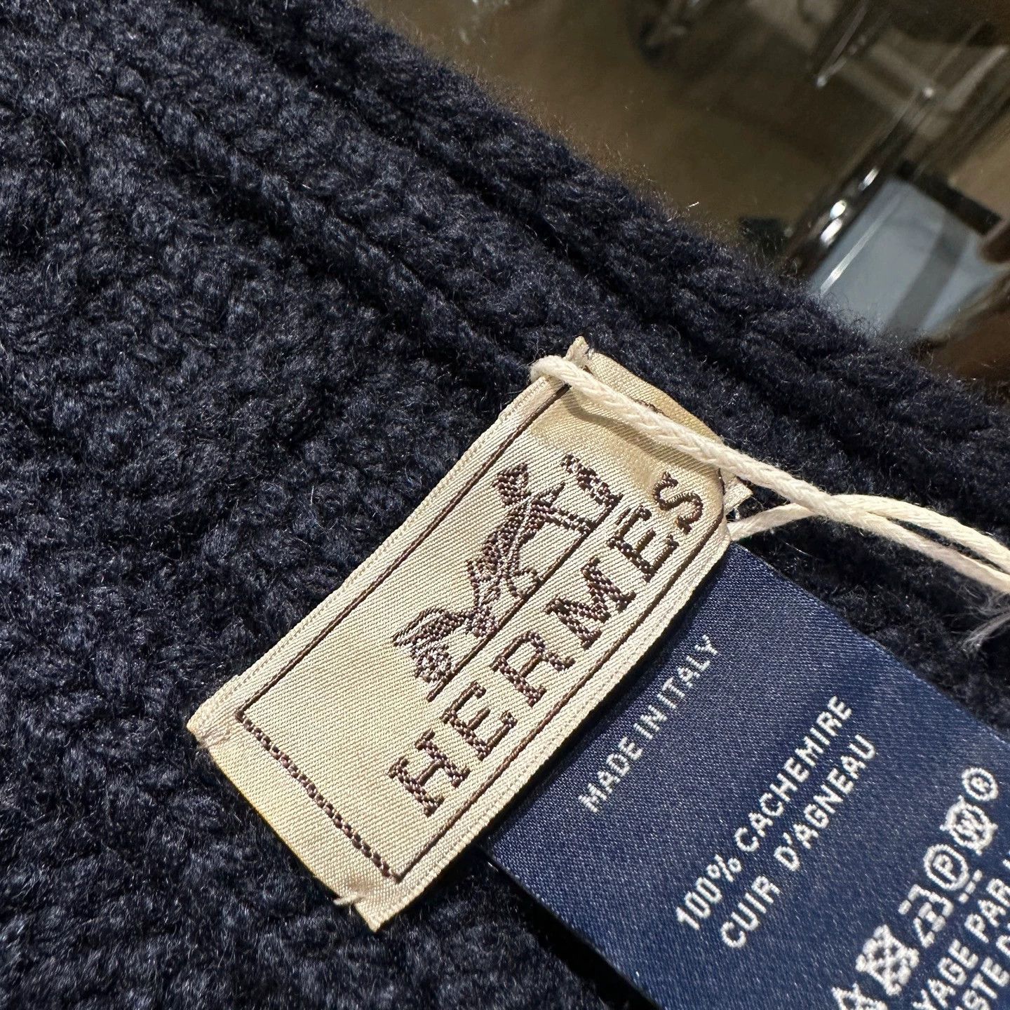 Hermes Hermes All-Over Pig Nose Print Cashmere Scarf 30x200cm Size ONE SIZE - 3 Thumbnail