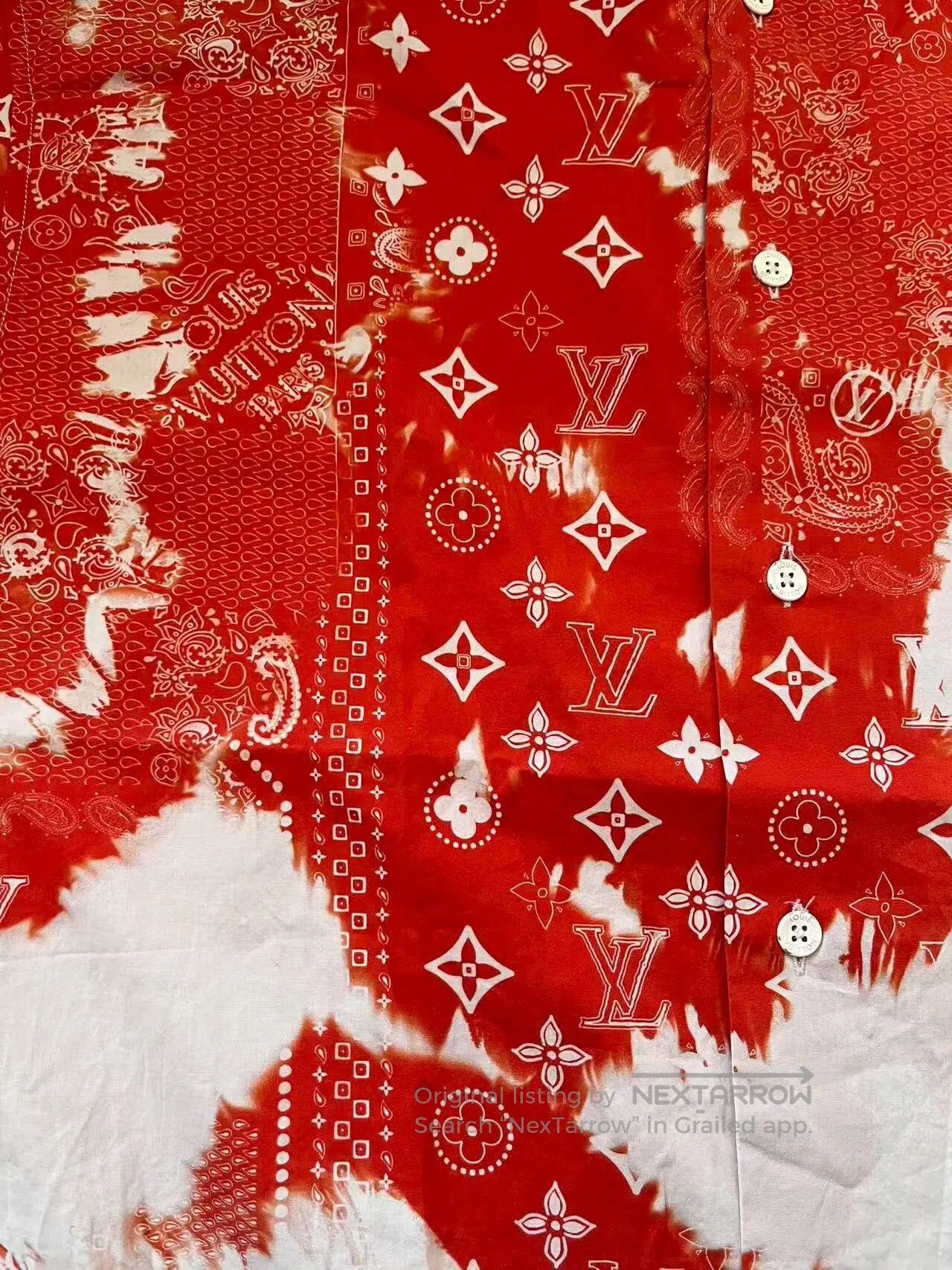 Louis Vuitton louis vuitton red logo short sleeve shirt. Size US M / EU 48-50 / 2 - 3 Thumbnail