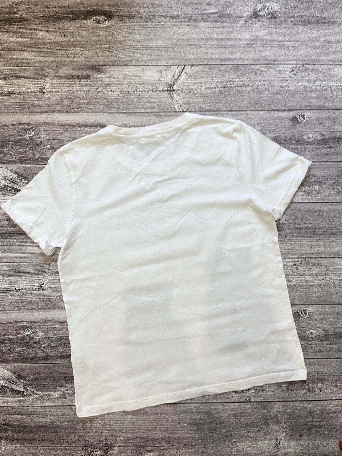Sandro Sandro Paris White Logo Embroidered T-Shirt Size L / US 10 / IT 46 - 4 Thumbnail