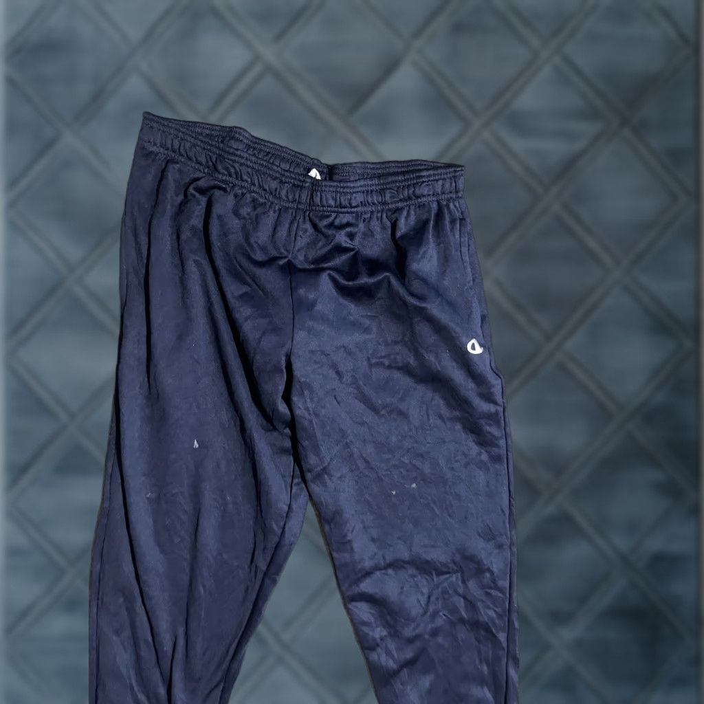 Champion Champion Sweatpants Men's Blue Athleticwear Logo XL No Drawstring Size US 36 / EU 52 - 1 Thumbnail