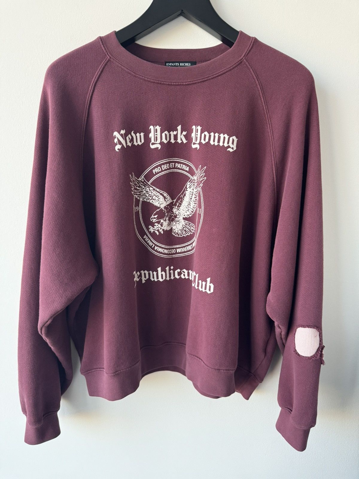 Enfants Riches Deprimes ENFANTS RICHES DEPRIMES NEW YORK YOUNG REPUBLICAN SWEATSHIRT Size US L / EU 52-54 / 3 - 5 Thumbnail