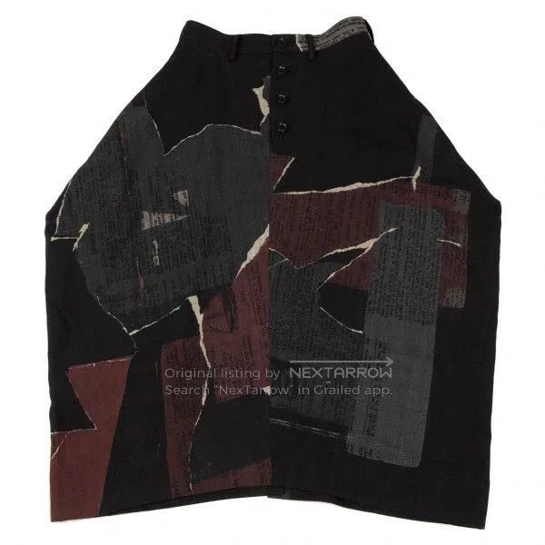 Yohji Yamamoto Yohji Yamamoto size 1 Dictionary Wool Front Button Half Ski Size 23" - 1 Thumbnail