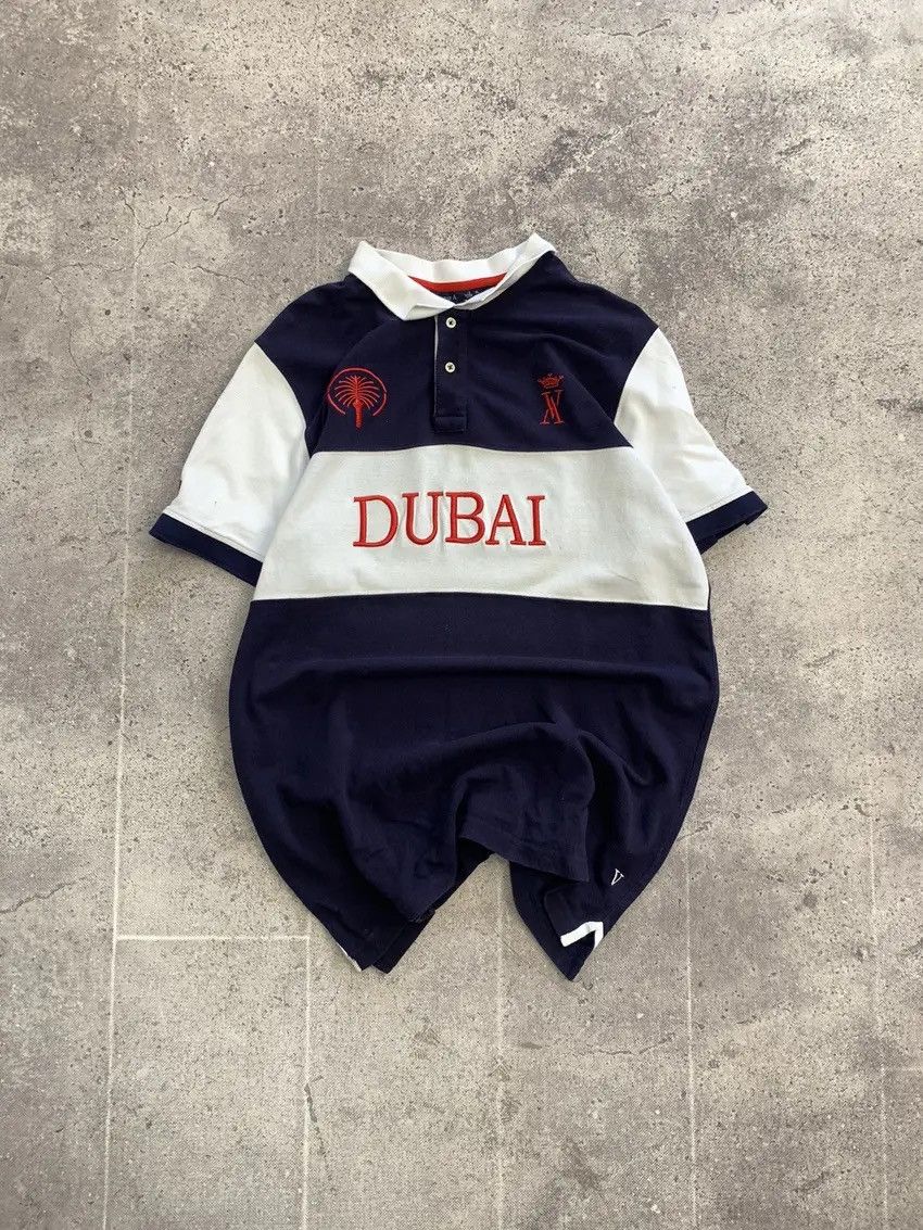 Polo Ralph Lauren Vintage Y2K T-shirt Dubai Polo Ralph Lauren drip centre logo Size US M / EU 48-50 / 2 - 2 Thumbnail