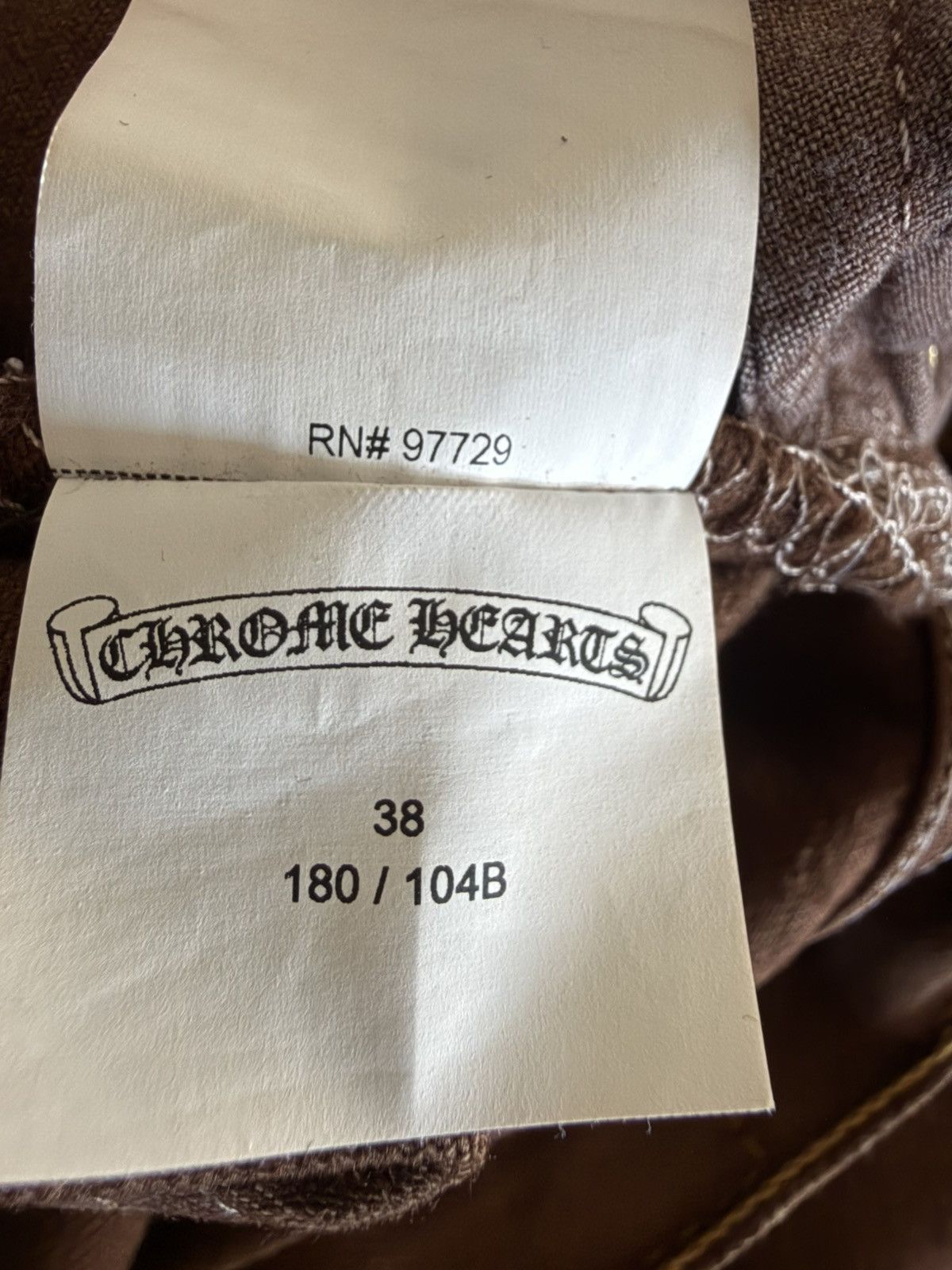 Chrome Hearts Chrome Hearts Multi Patch Brown Levi 501 Size US 38 / EU 54 - 16 Thumbnail