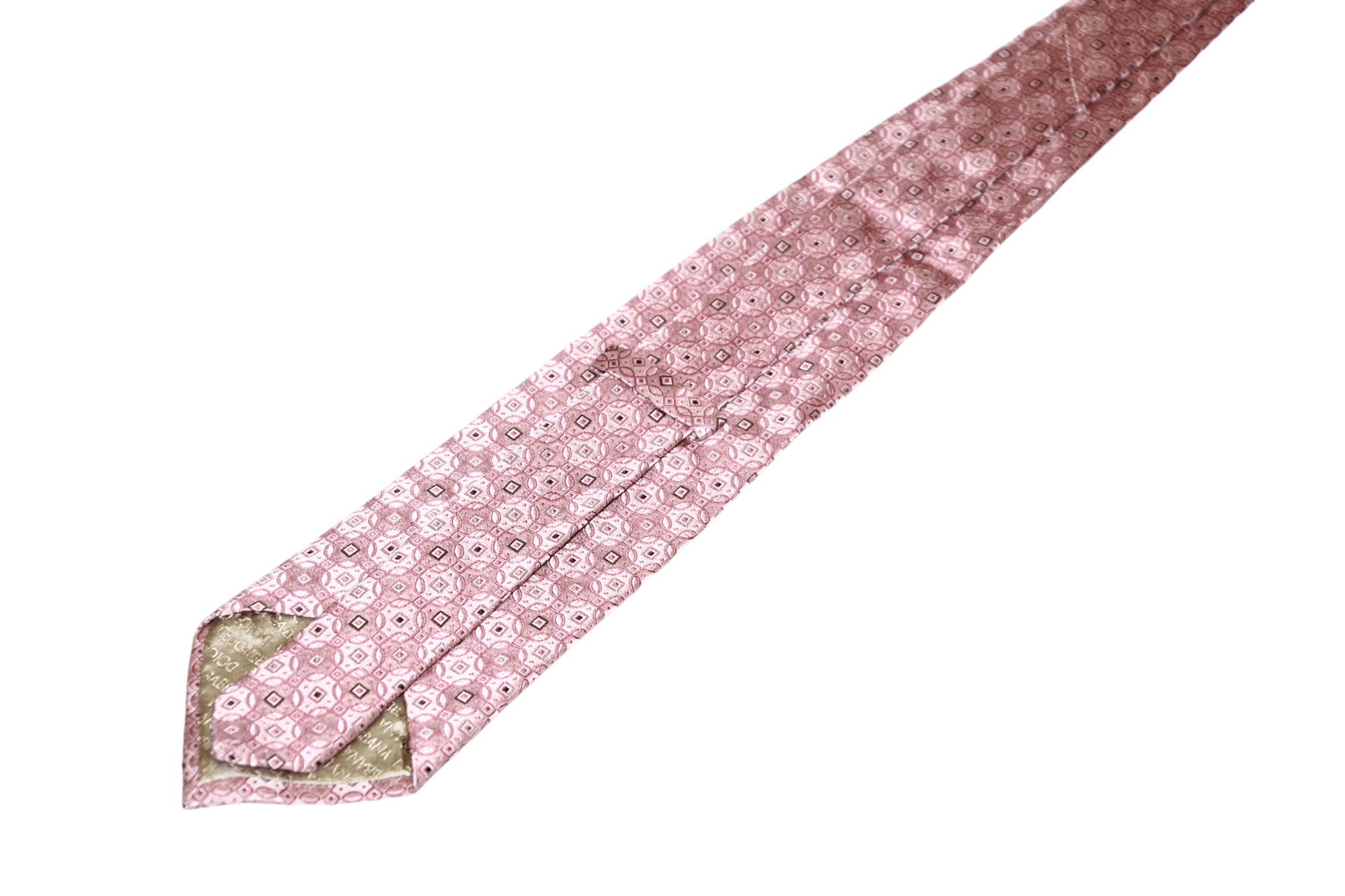 Dolce & Gabbana Dolce & Gabbana Luxury Design Geometric Jacquard Silk Tie Size ONE SIZE - 2 Thumbnail