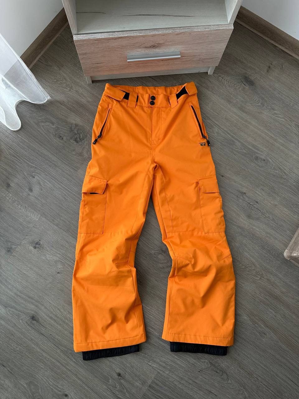 Goretex × Vintage Vintage Rehall Orange Outdoor Ski Junior Pants Size US 30 / EU 46 - 2 Thumbnail