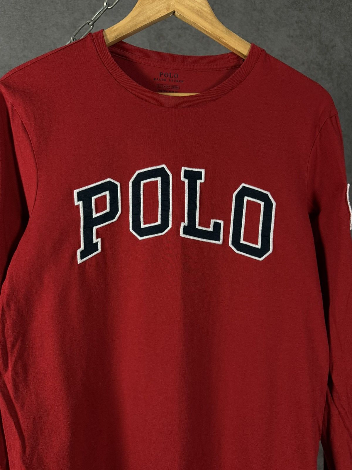Polo Ralph Lauren Polo Ralph Lauren designer center logo longsleeve Size US S / EU 44-46 / 1 - 3 Thumbnail