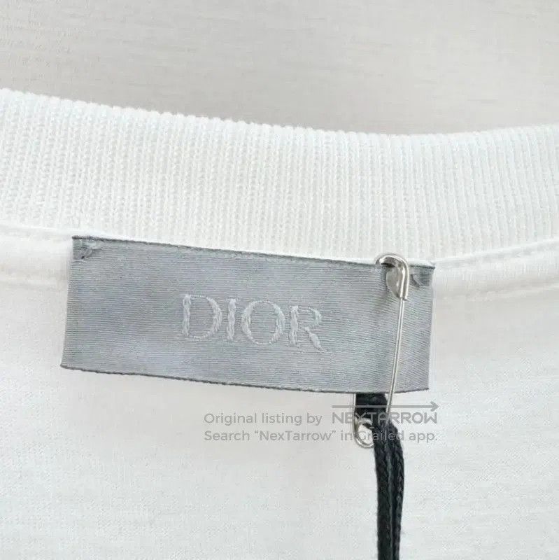 Dior Dior White Cotton Men's Short Sleeve T-Shirt . Size US L / EU 52-54 / 3 - 2 Thumbnail