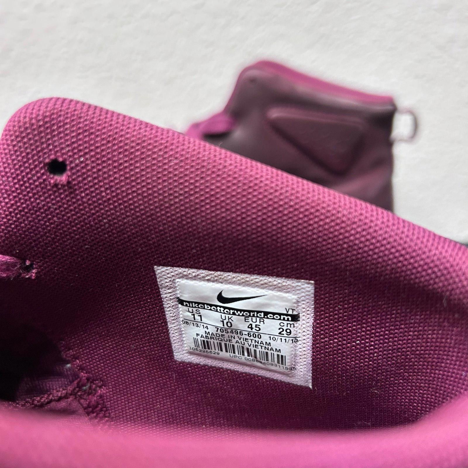 Nike Nike Free Hypervenom Mid (Burgundy) Size US 11 / EU 44 - 8 Thumbnail