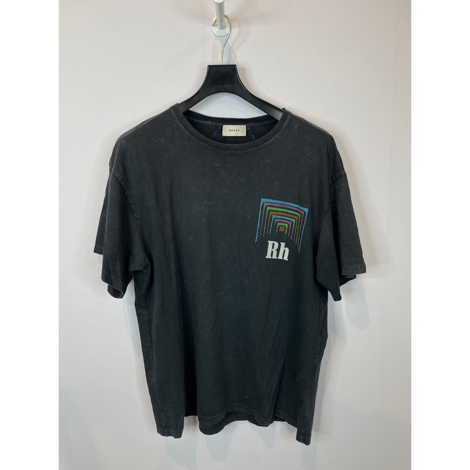 Rhude Rhude Hardcore Tee Black Wash Multi Used XS Size US XS / EU 42 / 0 - 1 Thumbnail