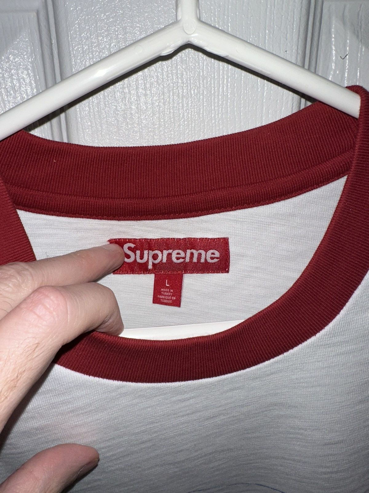 シュプリーム★グレイズドTシャツ★Glazed Athletic S/S Top Supreme Glazed Athletic S/S Top White Men's - FW23 - US
