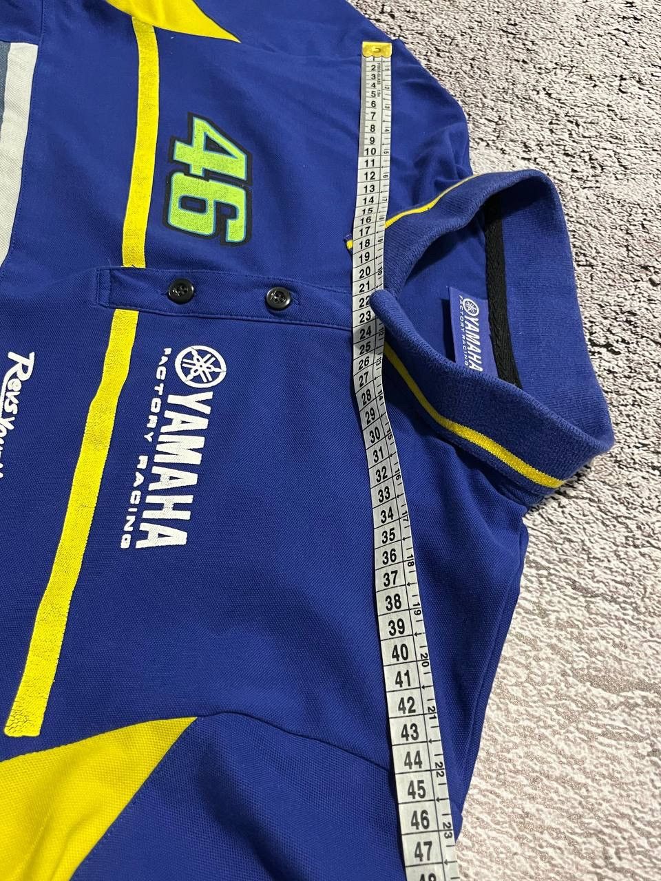 Vintage × Yamaha New Official Valentino Rossi VR46 Dual Yamaha Mans Polo Size US XXL / EU 58 / 5 - 12 Thumbnail