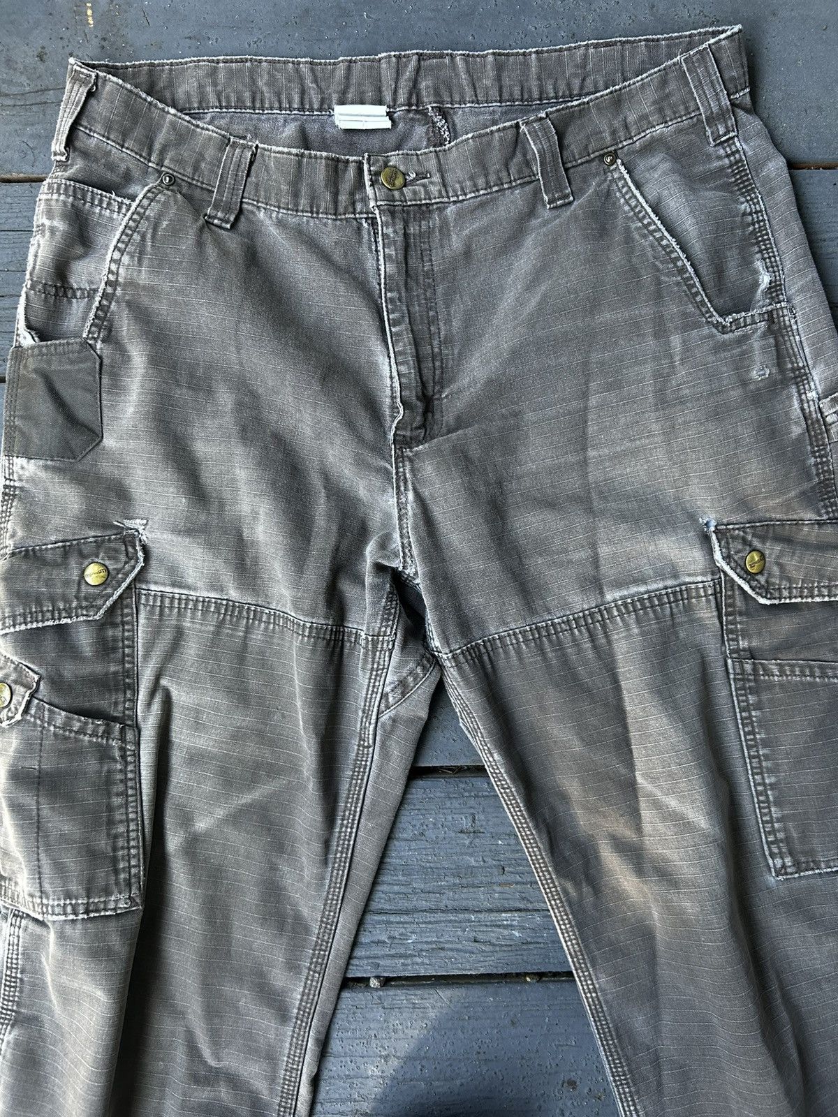 Carhartt × Vintage Carharrt Double Knee Carpenter Pants Size US 32 / EU 48 - 2 Thumbnail