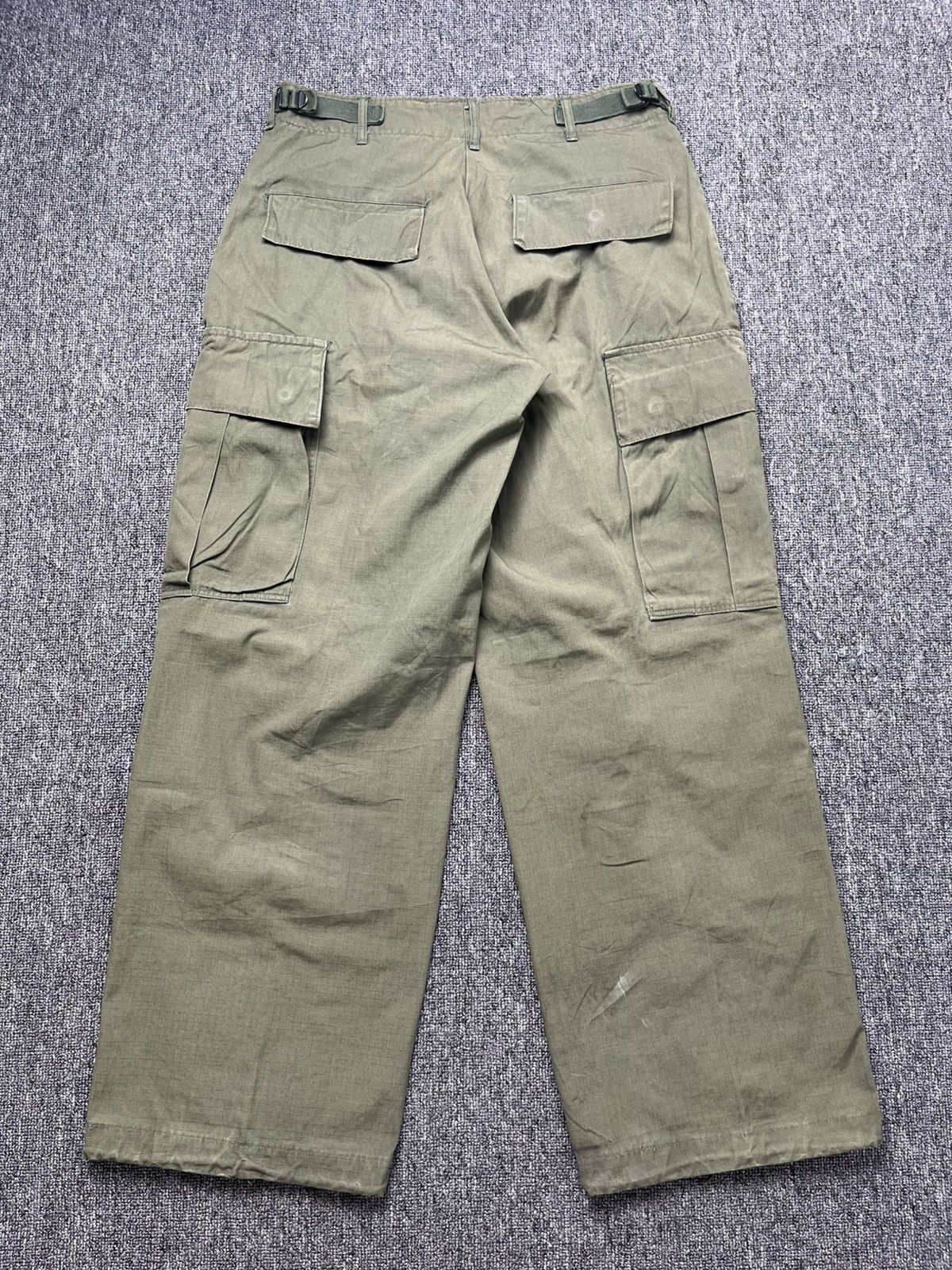 Vintage Vintage Millitary rip stop OG-107 mfg cargo pants Size US 32 / EU 48 - 3 Thumbnail