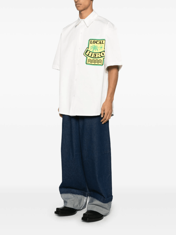 Martine Rose BNWT SS25 MARTINE ROSE LOCAL HERO SHIRT S Size US S / EU 44-46 / 1 - 13 Thumbnail